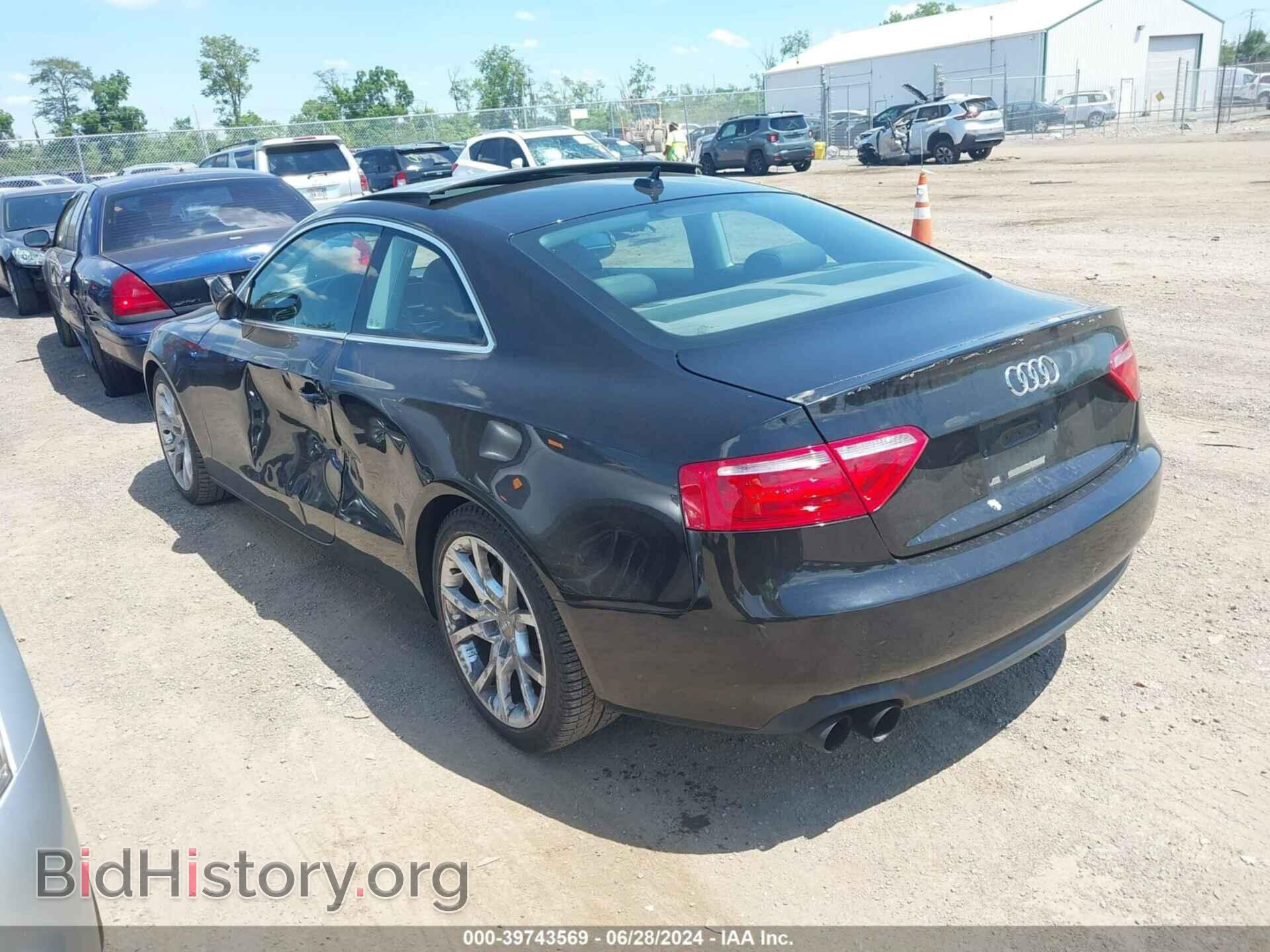 2012 AUDI A5 - VIN: WAUGFAFR1CA004207 - Фото 3