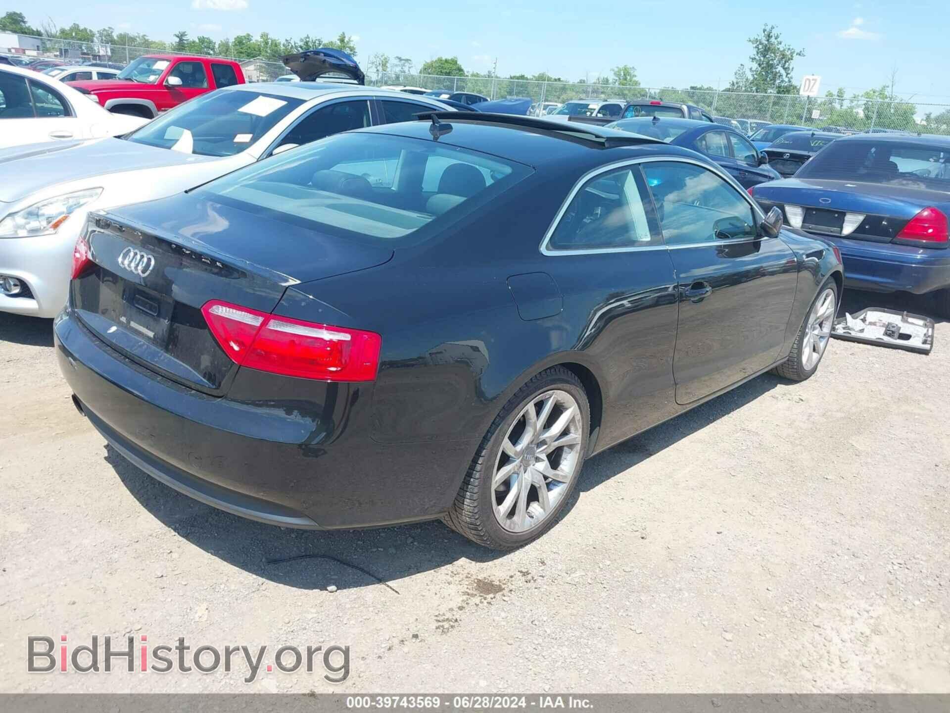 2012 AUDI A5 - VIN: WAUGFAFR1CA004207 - Фото 4
