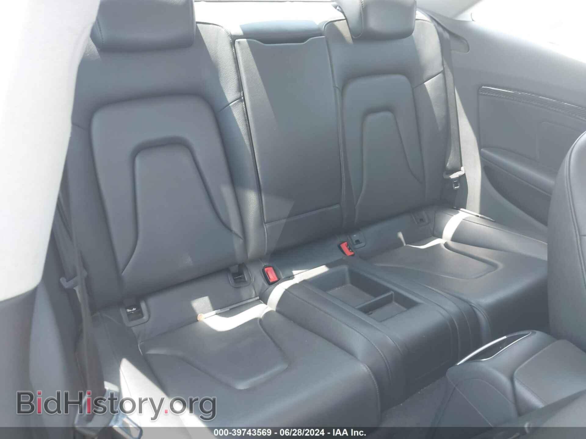 2012 AUDI A5 - VIN: WAUGFAFR1CA004207 - Фото 8