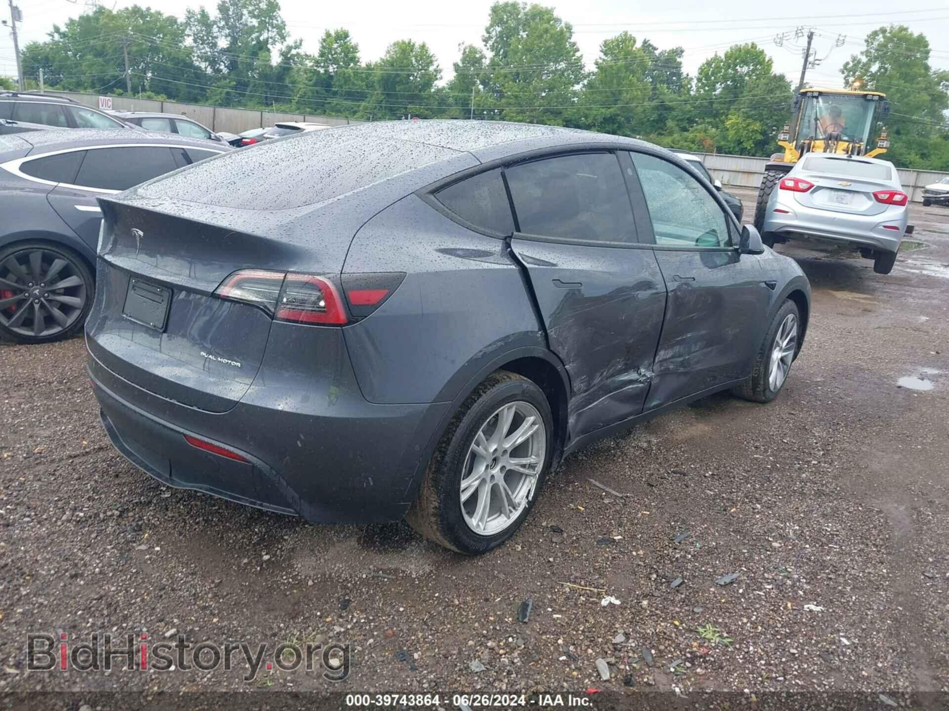 2022 TESLA MODEL Y - VIN: 7SAYGAEE0NF523751 - Фото 4