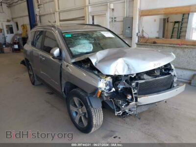 2017 Jeep COMPASS High Altitude 4X4, silver — VIN 1C4NJDEB4HD192113, IAAI