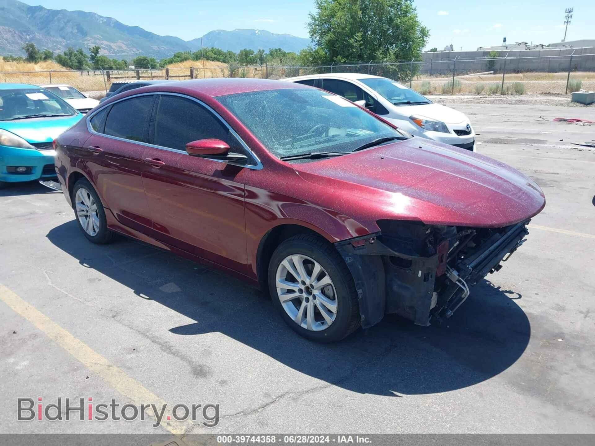 Фотография 1C3CCCAB3GN166844 - CHRYSLER 200 2016