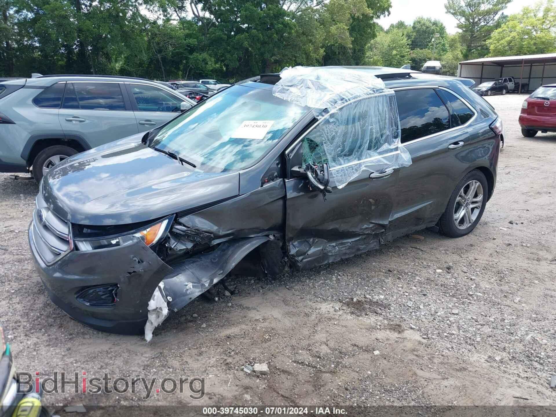 2018 FORD EDGE - VIN: 2FMPK4K90JBB96190 - Фото 2