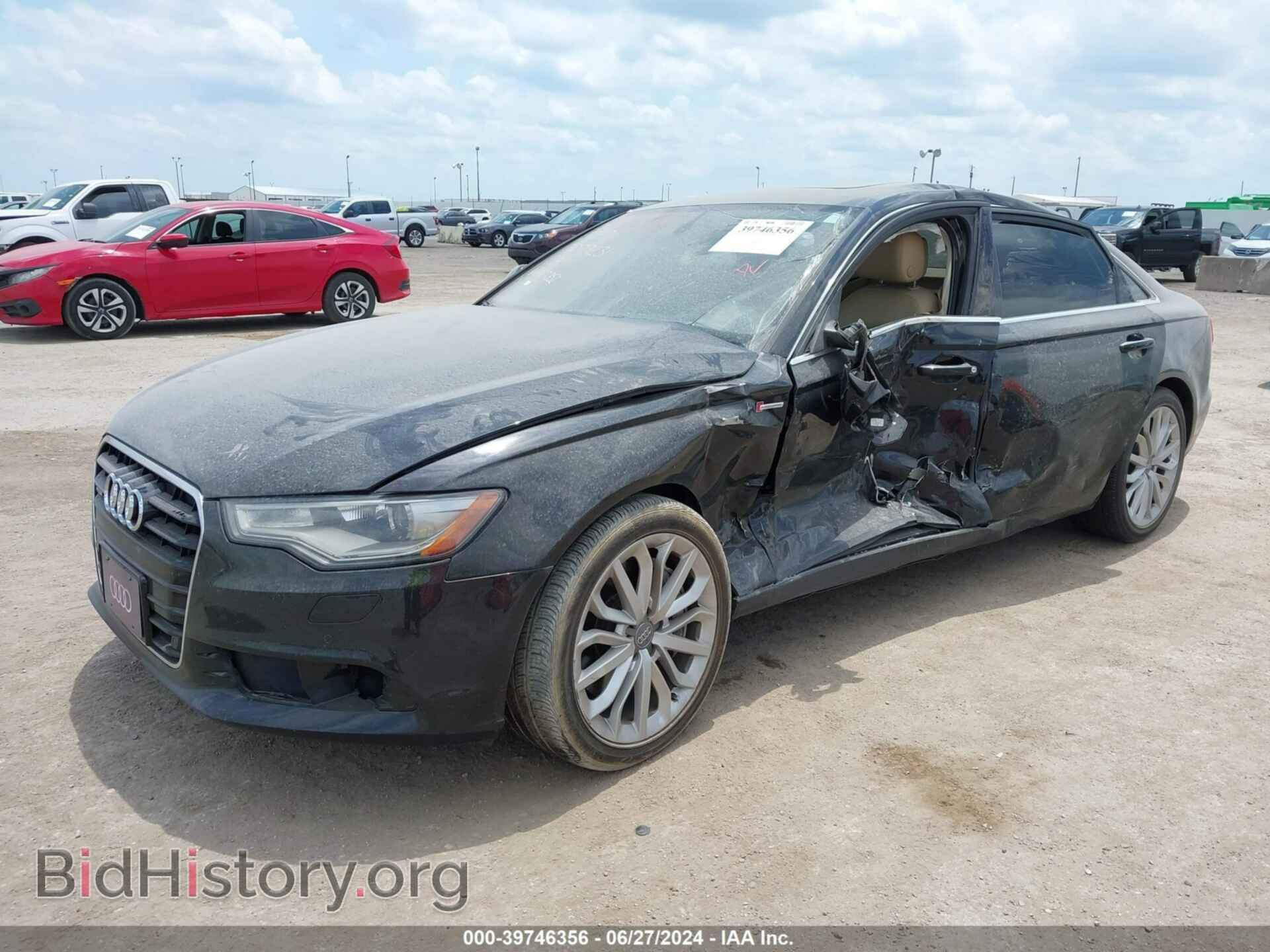2014 AUDI A6 - VIN: WAUFGAFC4EN027352 - Фото 2