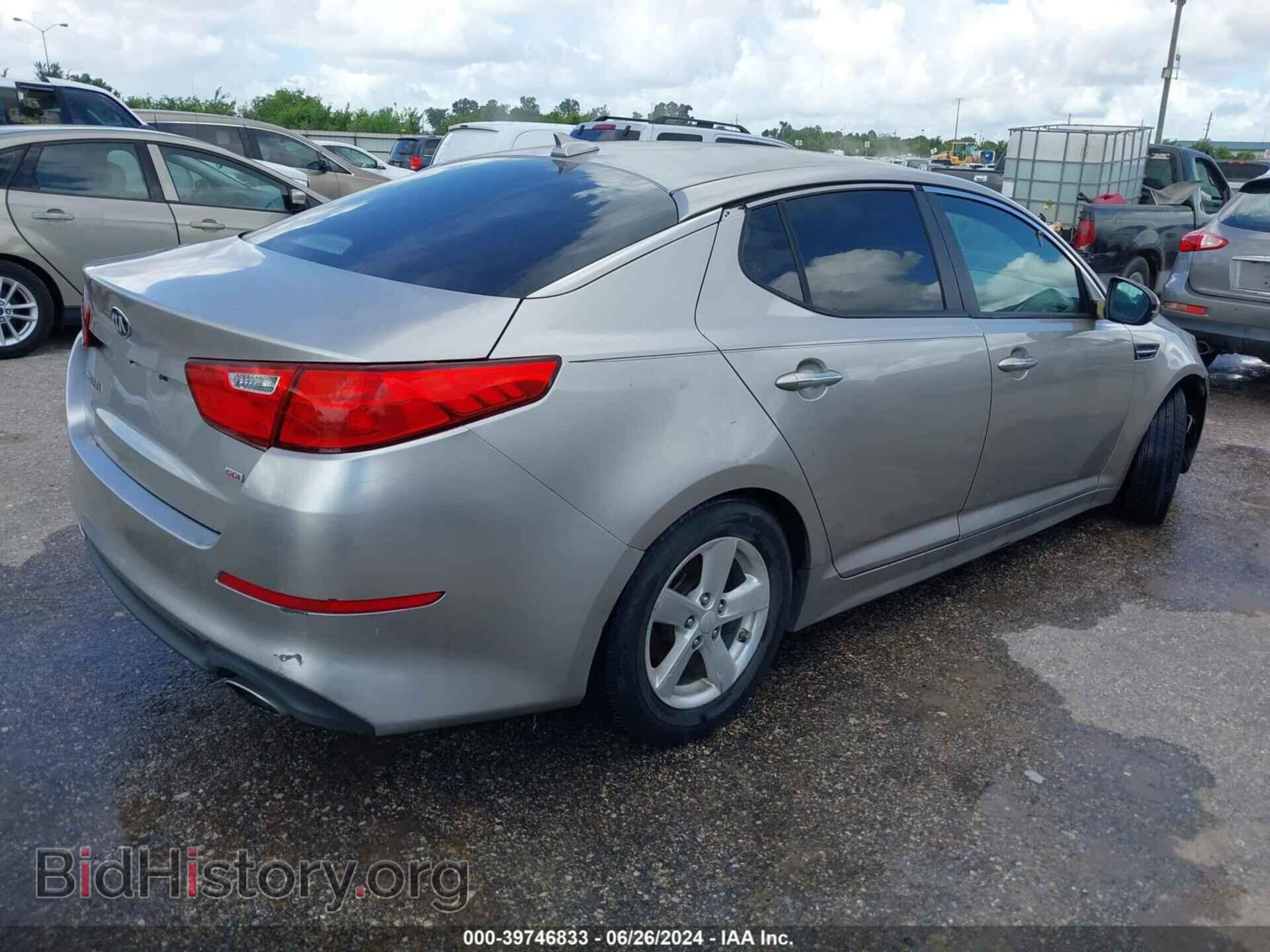 2015 KIA OPTIMA - VIN: KNAGM4A72F5558513 - Фото 4