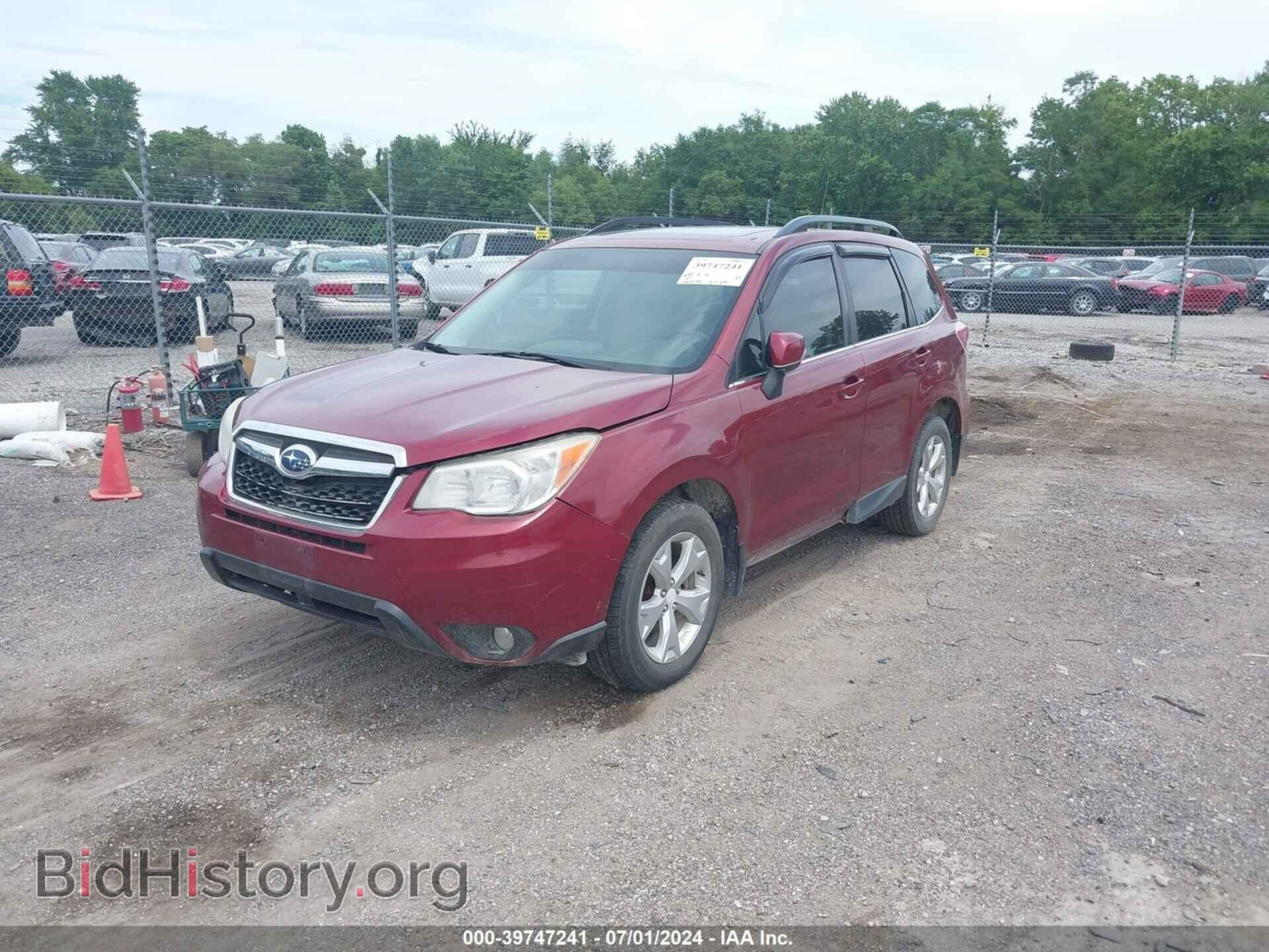 2014 SUBARU FORESTER - VIN: JF2SJAMC1EH435233 - Фото 2