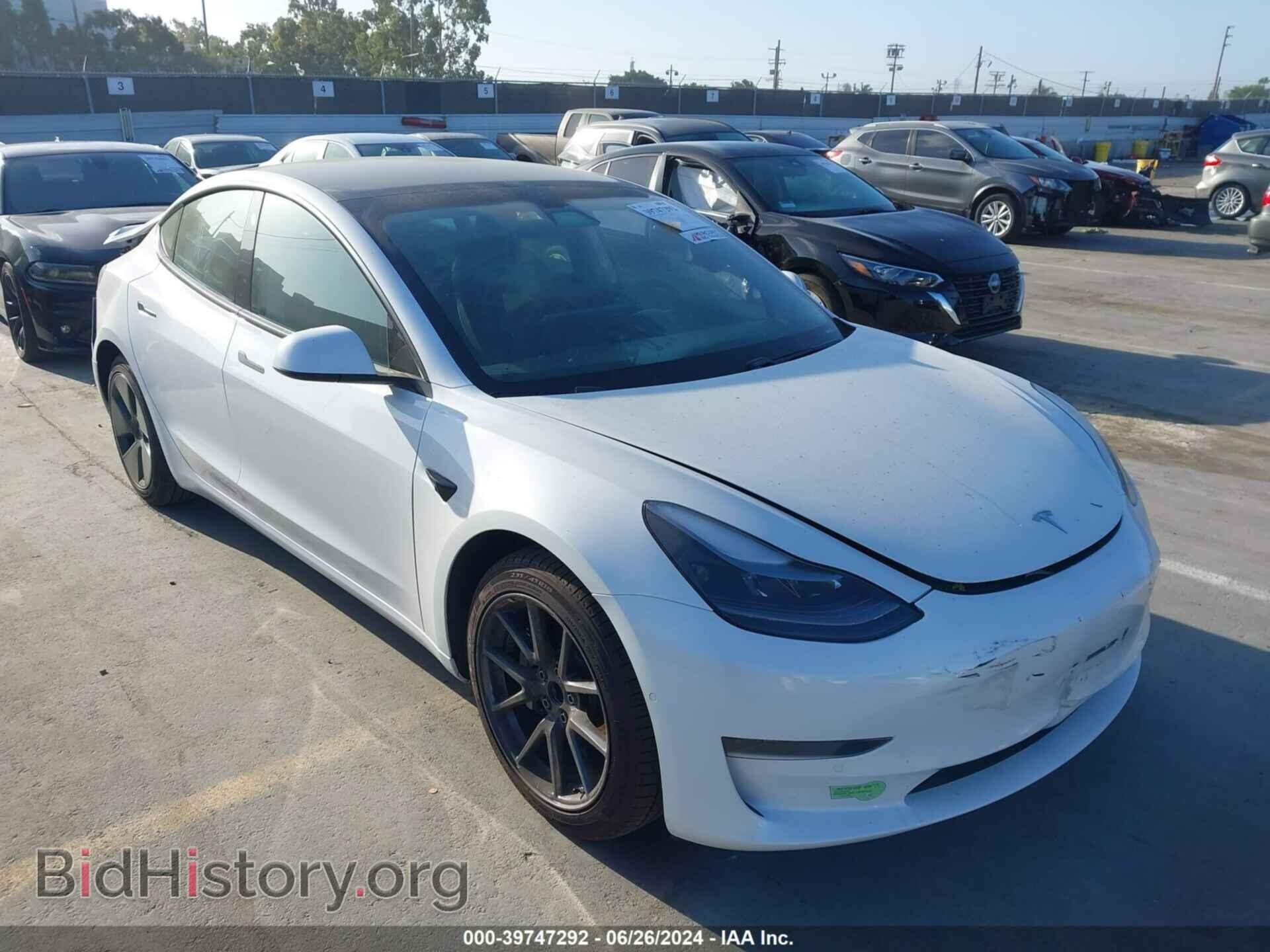 Photo 5YJ3E1EA7MF921161 - TESLA MODEL 3 2021