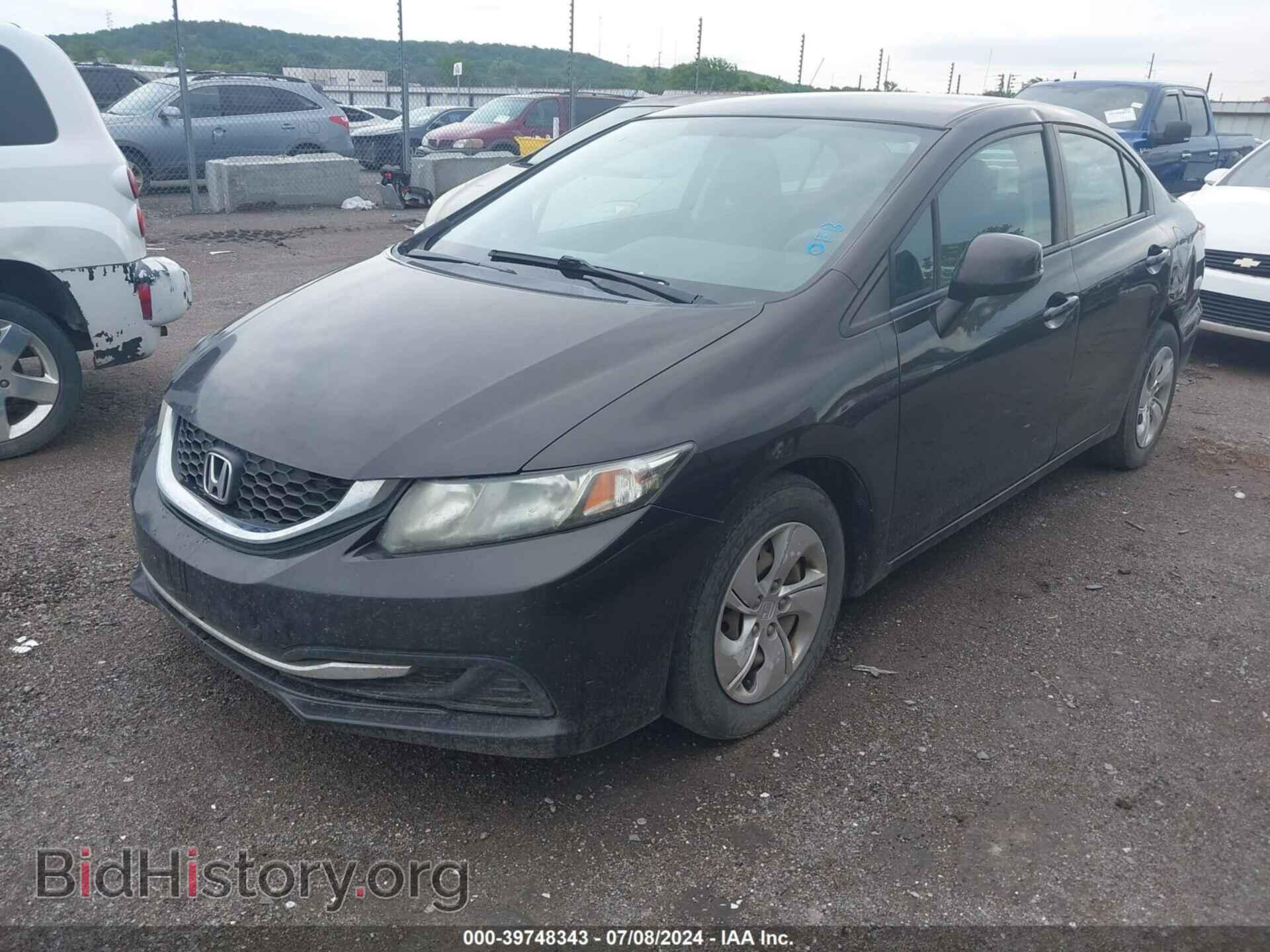 2013 HONDA CIVIC - VIN: 2HGFB2F59DH551551 - Фото 2
