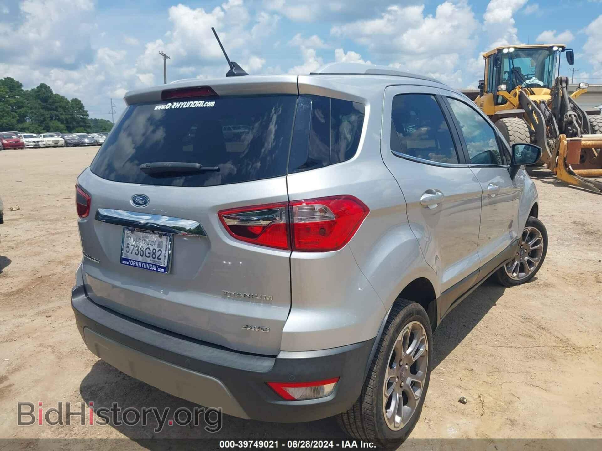 2019 FORD ECOSPORT - VIN: MAJ6S3KL3KC277262 - Photo 4