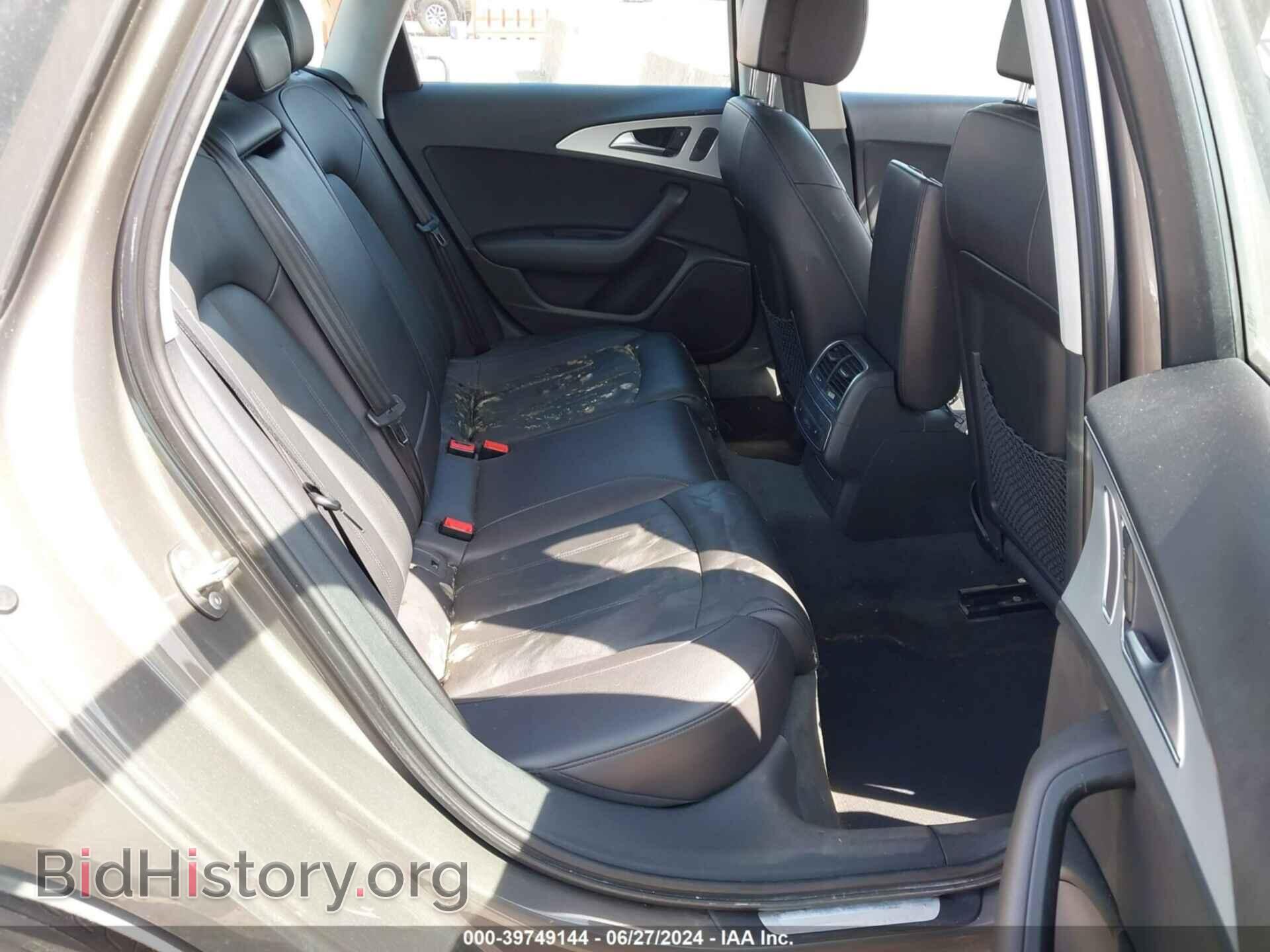 2013 AUDI A6 - VIN: WAUGGAFC5DN074098 - Фото 8