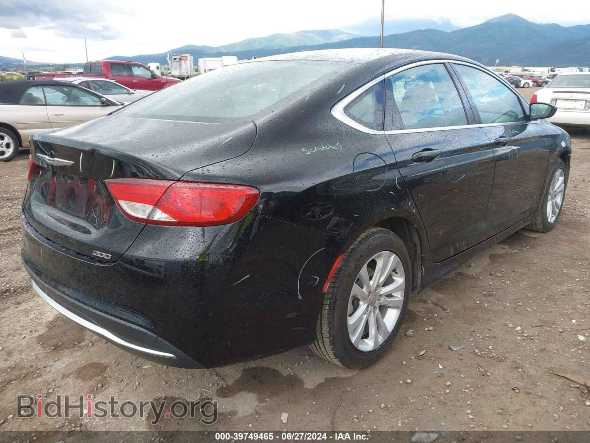 2015 CHRYSLER 200 - VIN: 1C3CCCAB0FN657239 - Фото 4