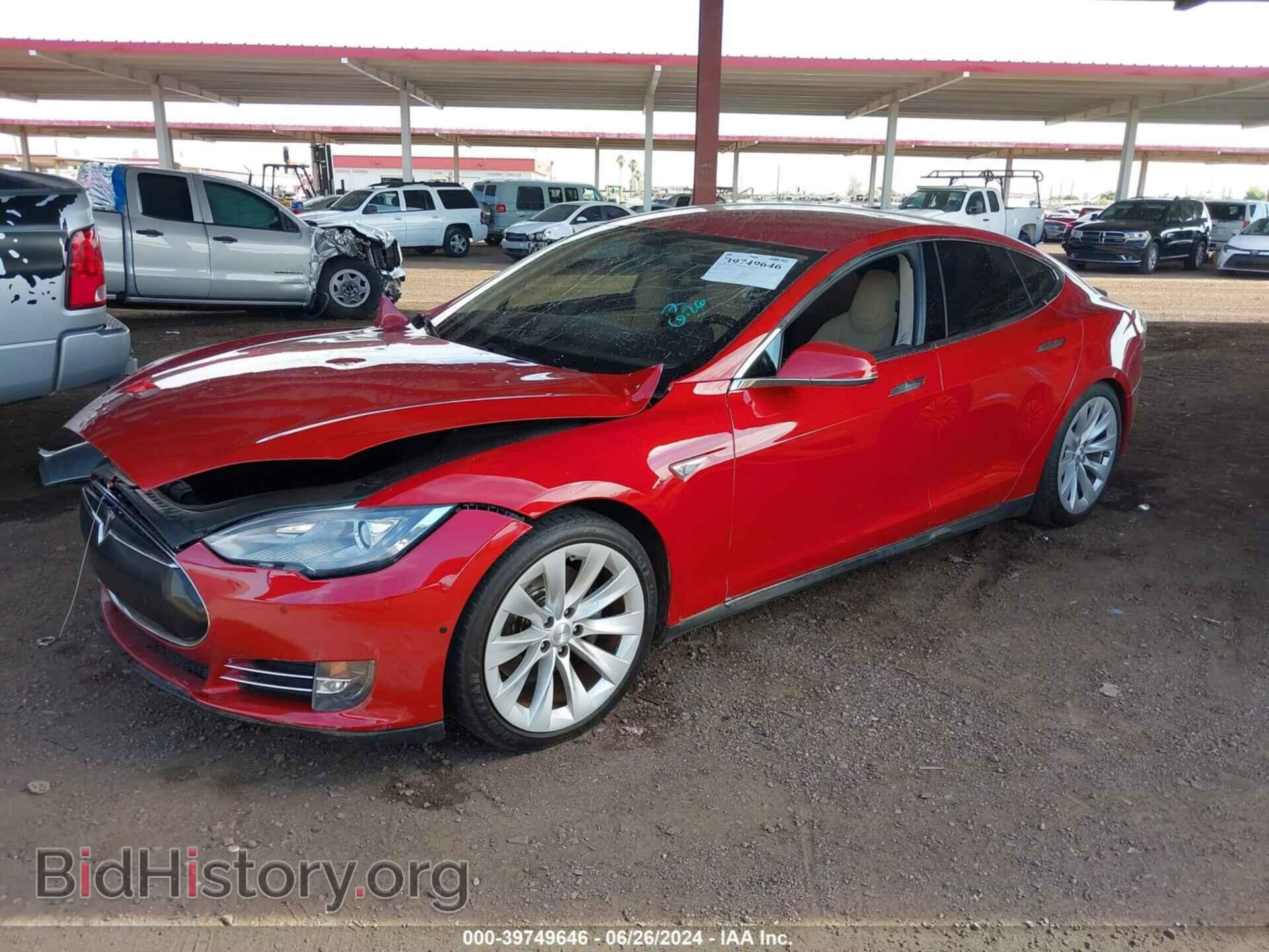 2014 TESLA MODEL S - VIN: 5YJSA1H11EFP49004 - Photo 2
