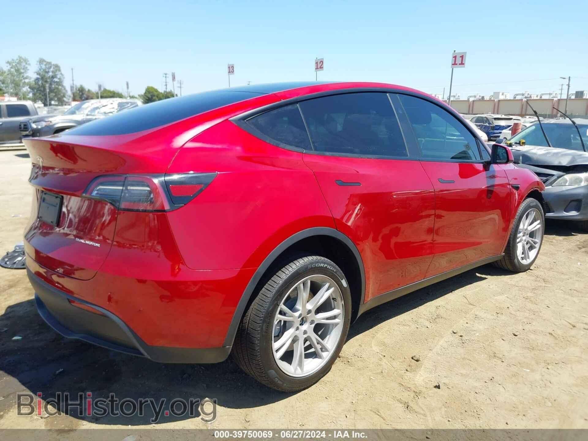 2024 TESLA MODEL Y - VIN: 7SAYGDEE3RA249708 - Фото 4