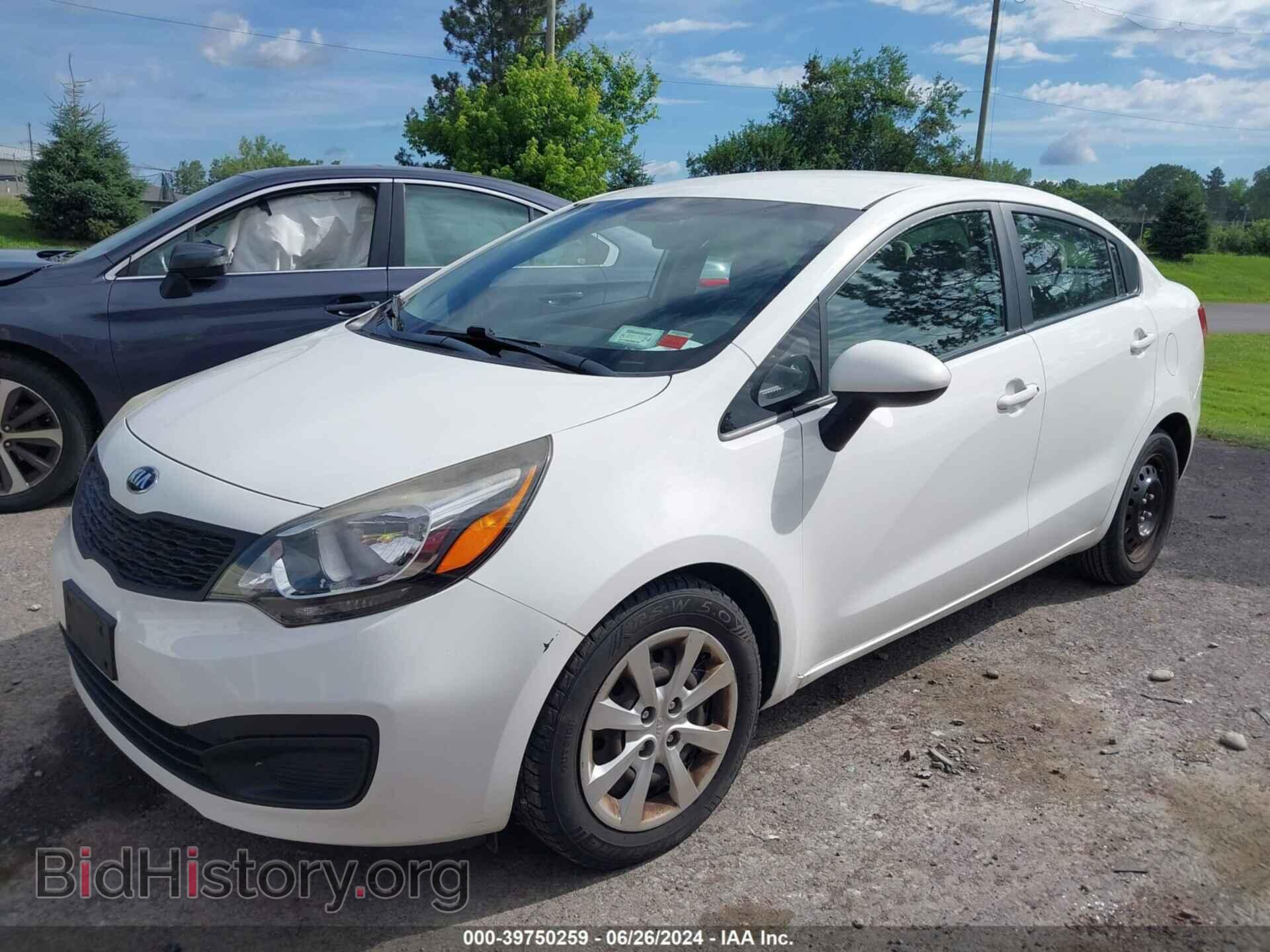 2014 KIA RIO - VIN: KNADM4A35E6372344 - Фото 2