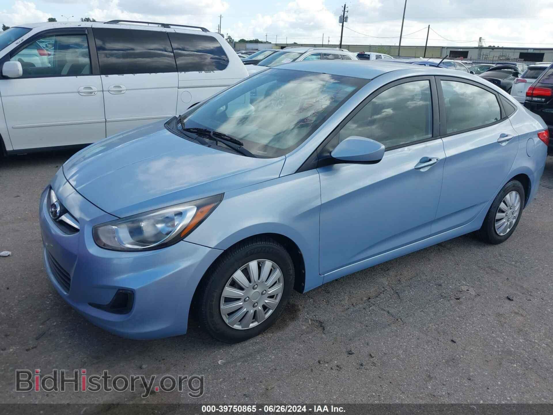 2013 HYUNDAI ACCENT - VIN: KMHCT4AE7DU452754 - Фото 2