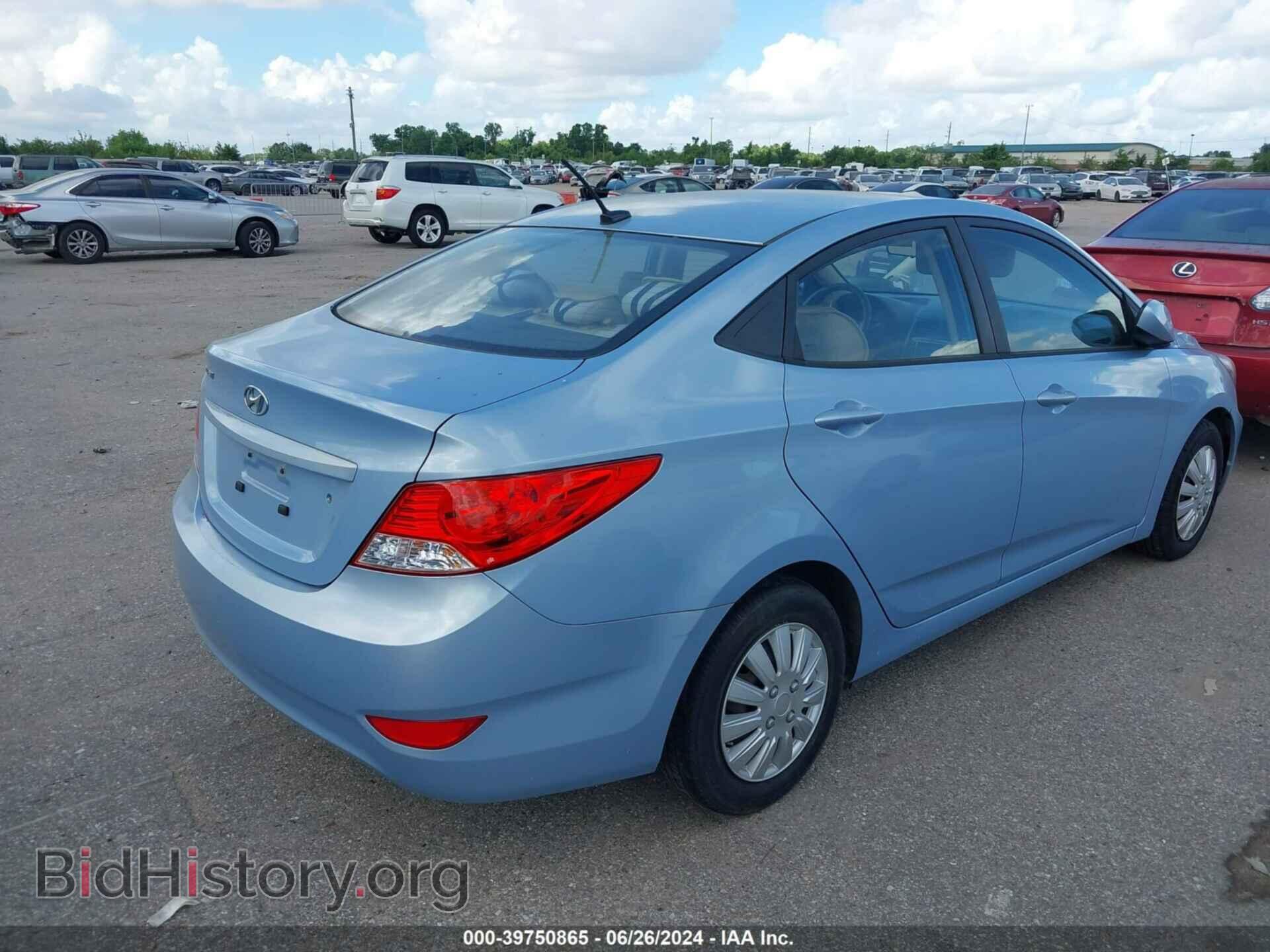 2013 HYUNDAI ACCENT - VIN: KMHCT4AE7DU452754 - Фото 4