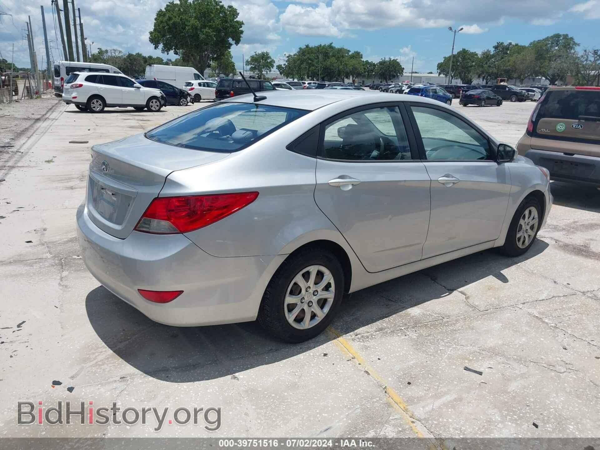 2014 HYUNDAI ACCENT - VIN: KMHCT4AE2EU660901 - Фото 4