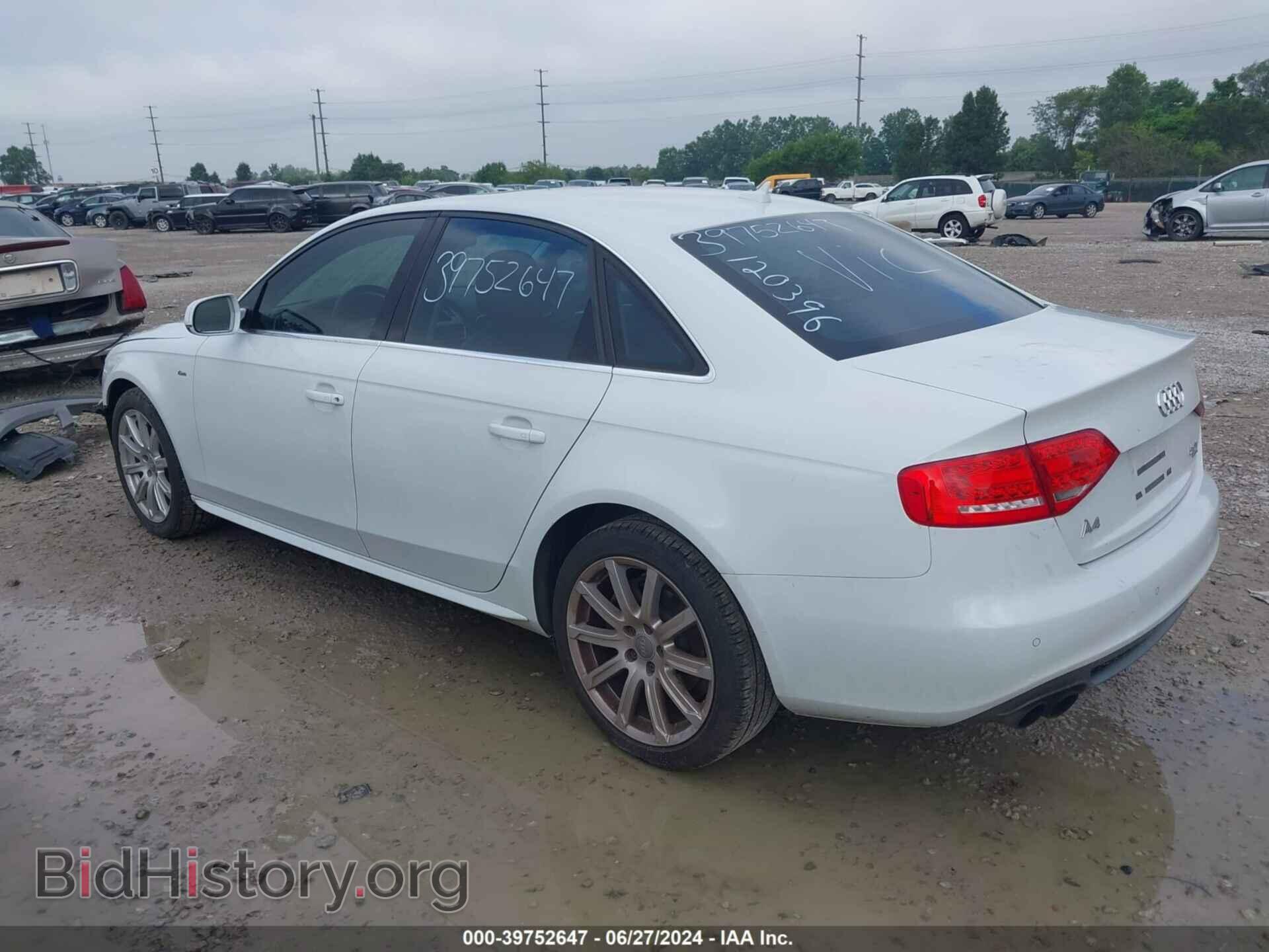 2012 AUDI A4 - VIN: WAUFFAFL8CA120396 - Фото 3