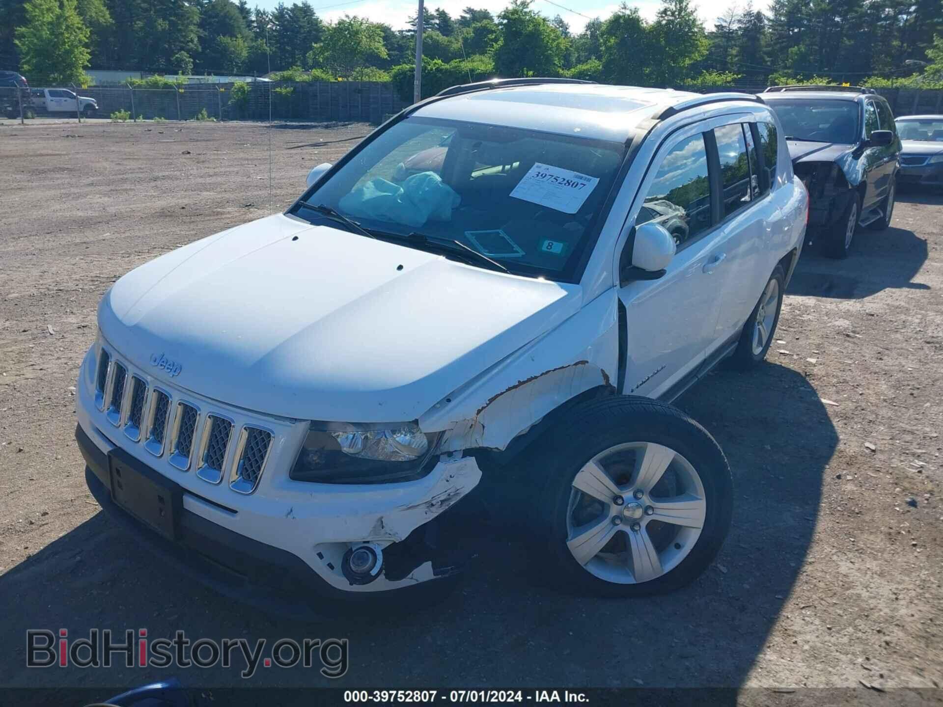 2015 JEEP COMPASS - VIN: 1C4NJDEB5FD290628 - Фото 2