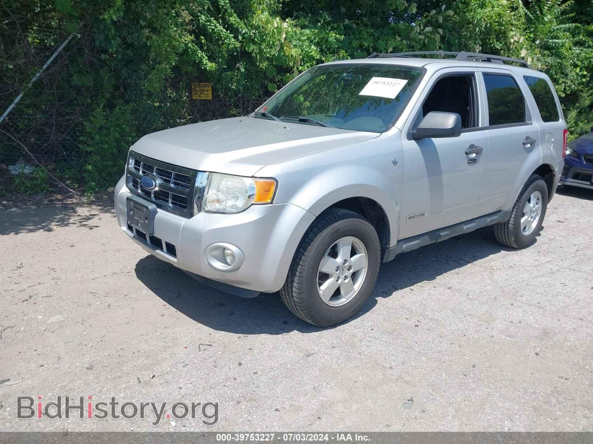 2008 FORD ESCAPE - VIN: 1FMCU93178KA36113 - Фото 2