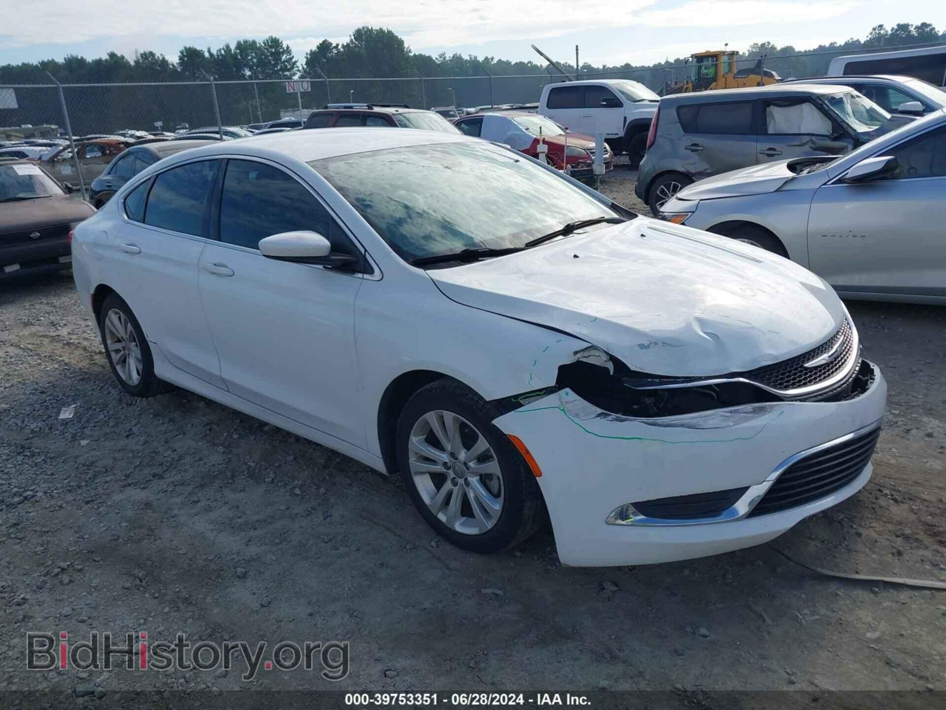 Фотография 1C3CCCAB8GN195708 - CHRYSLER 200 2016