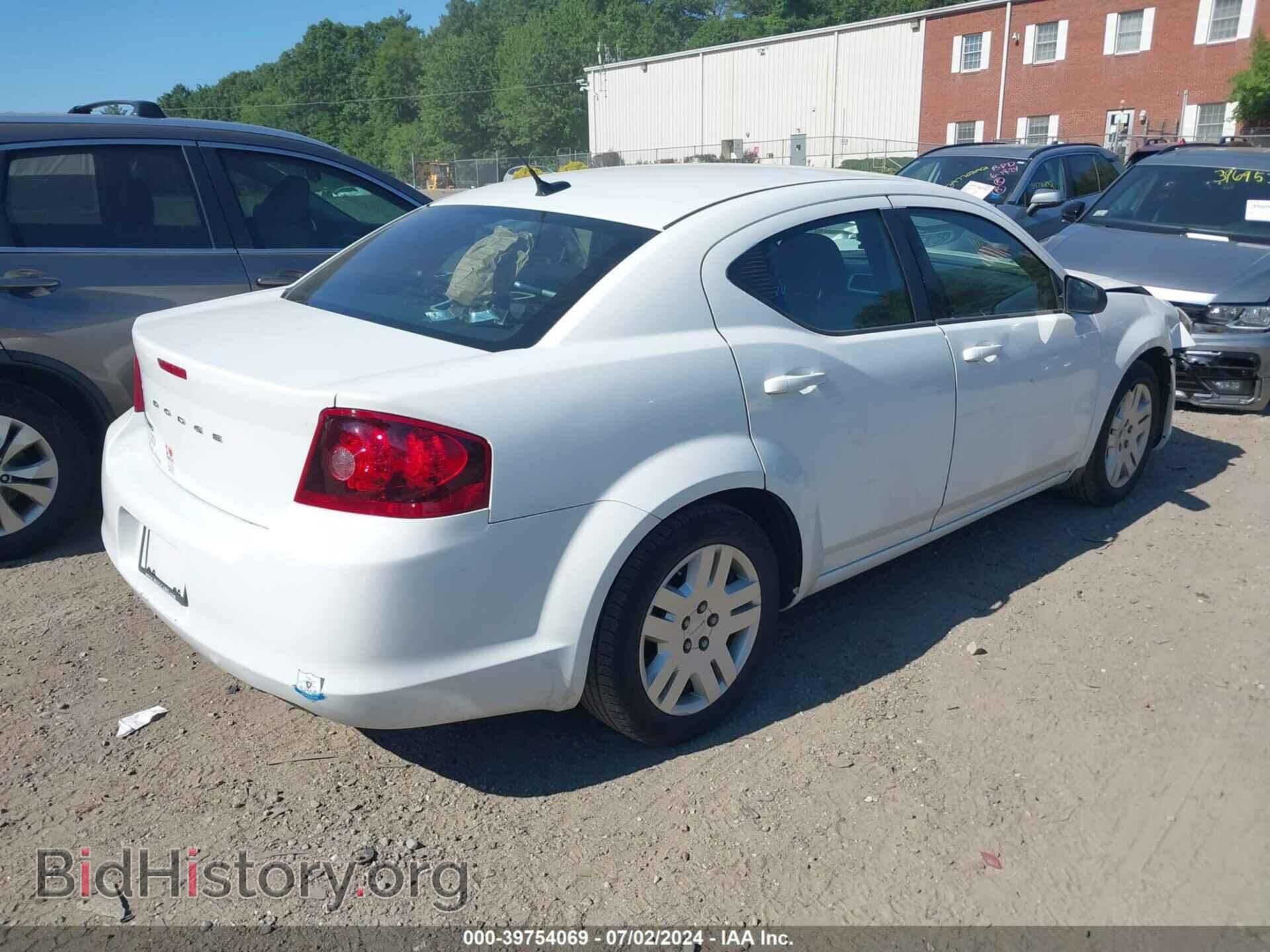 2012 DODGE AVENGER - VIN: 1C3CDZAB8CN193371 - Фото 4