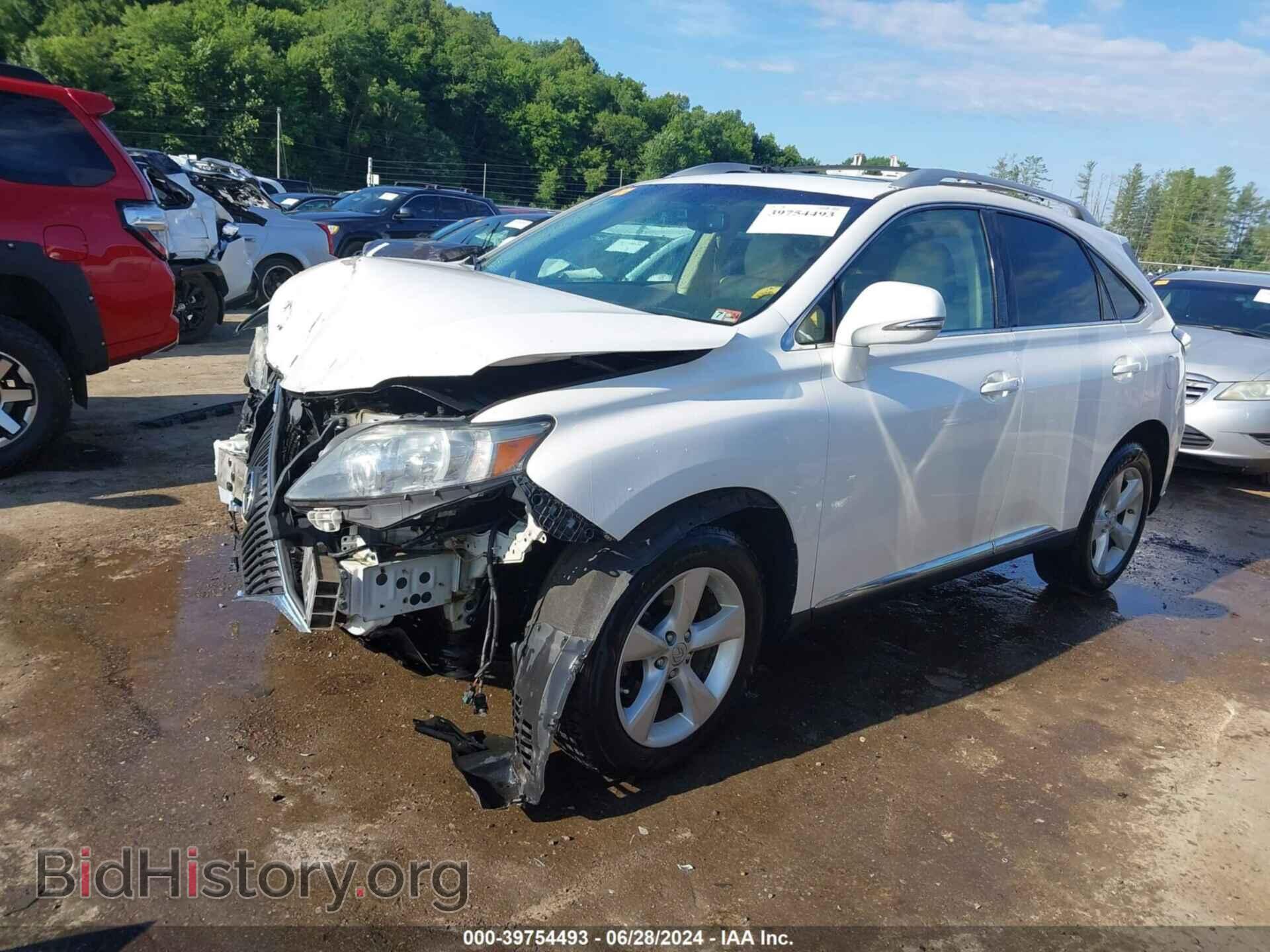 2012 LEXUS RX 350 - VIN: 2T2BK1BA5CC142607 - Фото 2