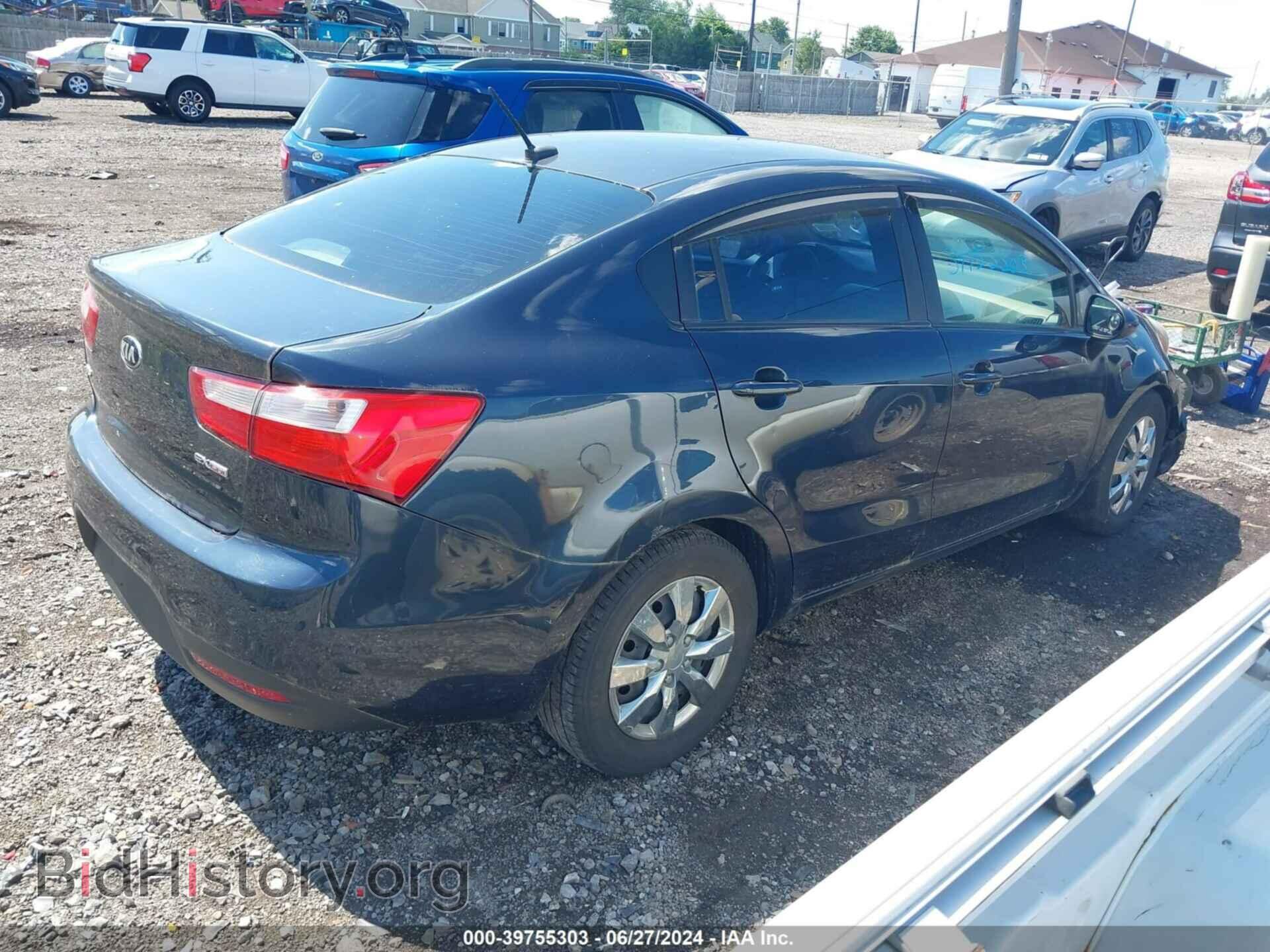 2014 KIA RIO - VIN: KNADN4A32E6325592 - Фото 4
