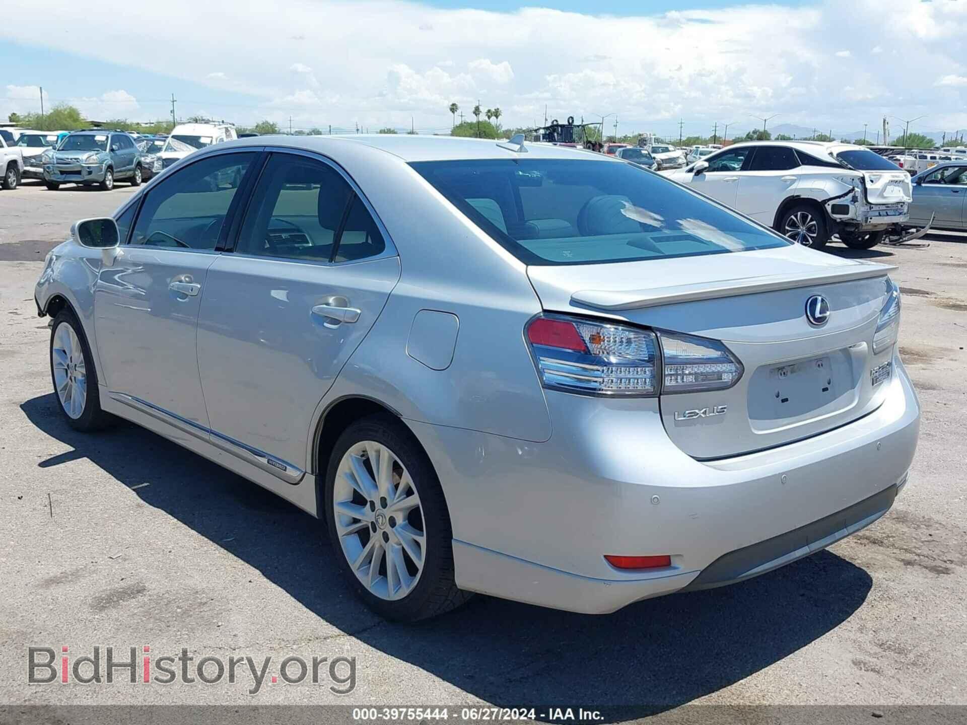 2010 LEXUS HS 250H - VIN: JTHBB1BA5A2027200 - Фото 3
