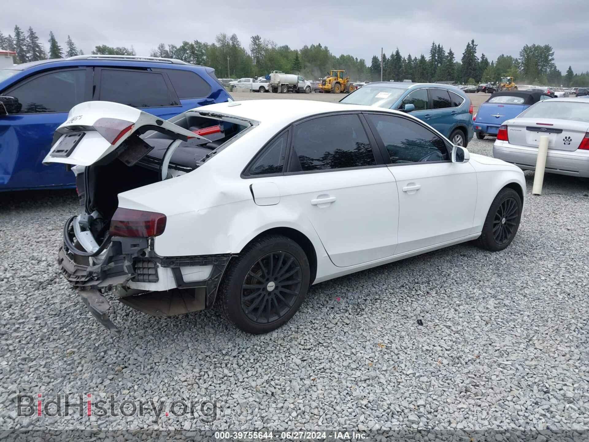 2013 AUDI A4 - VIN: WAUAFAFL4DN039870 - Фото 4