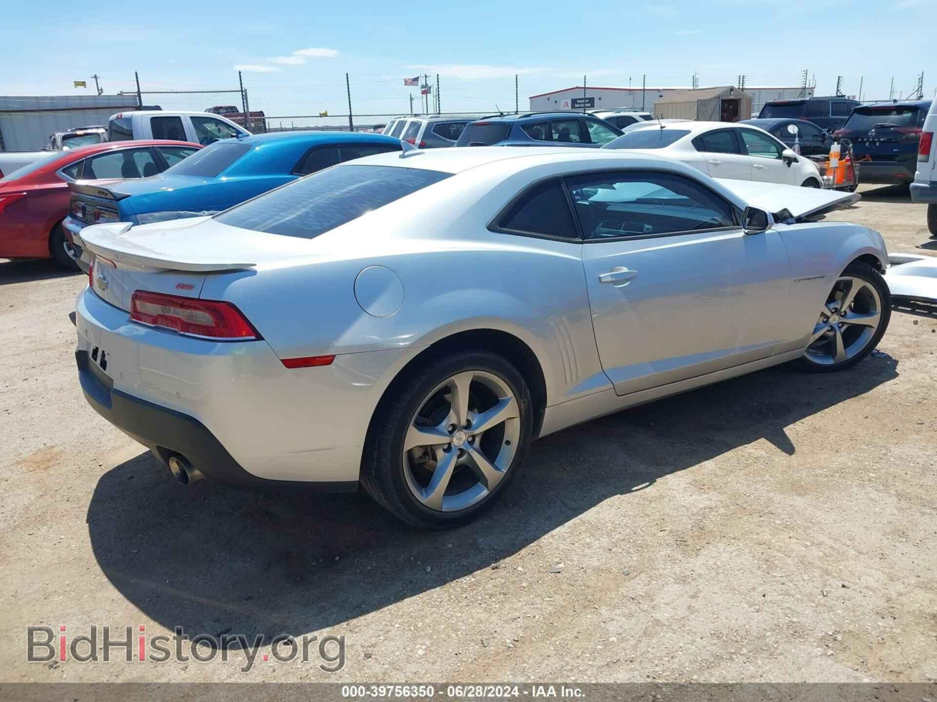 2014 CHEVROLET CAMARO - VIN: 2G1FC1E38E9152687 - Фото 4