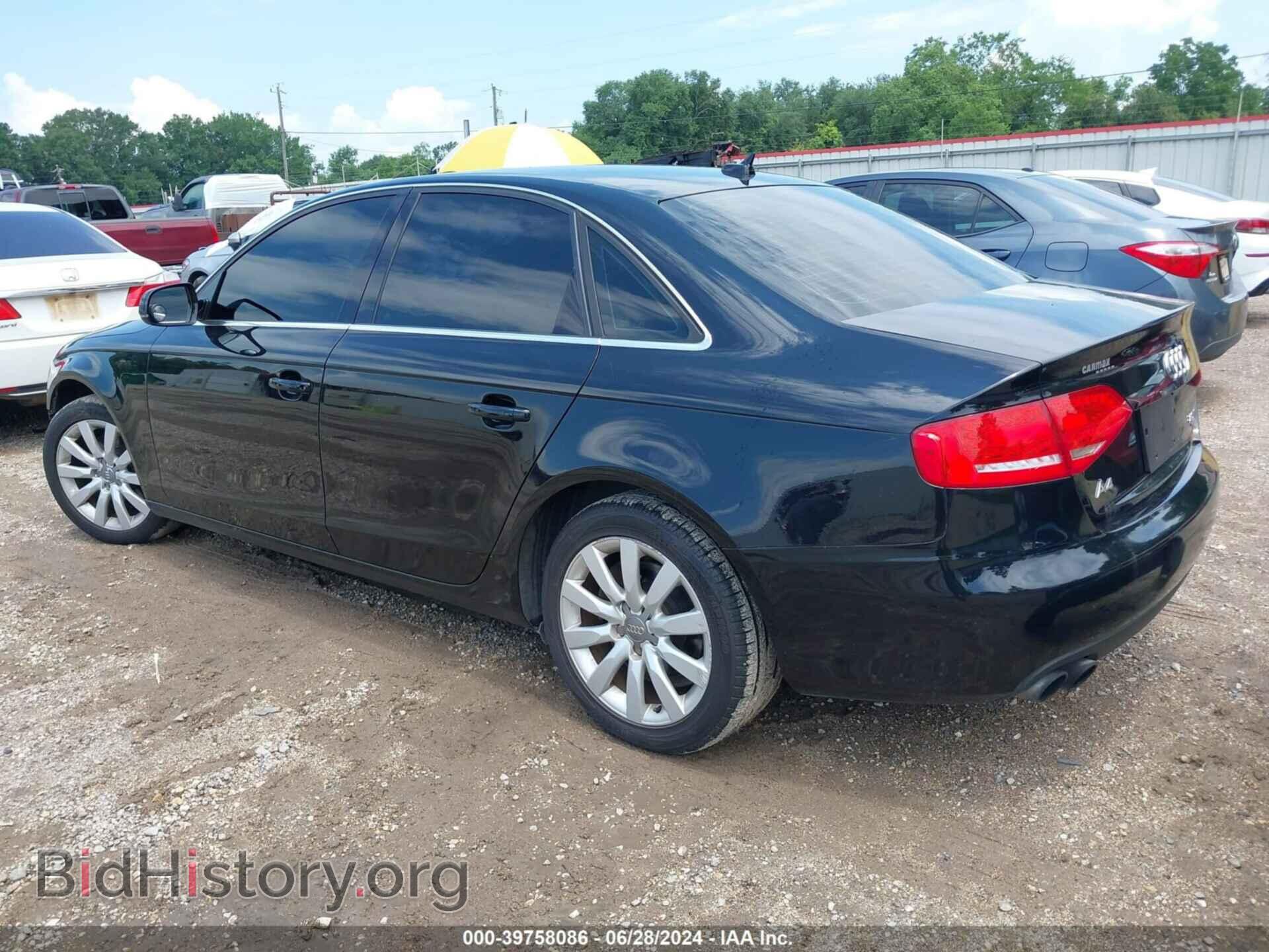 2012 AUDI A4 - VIN: WAUBFAFL0CN011258 - Фото 3
