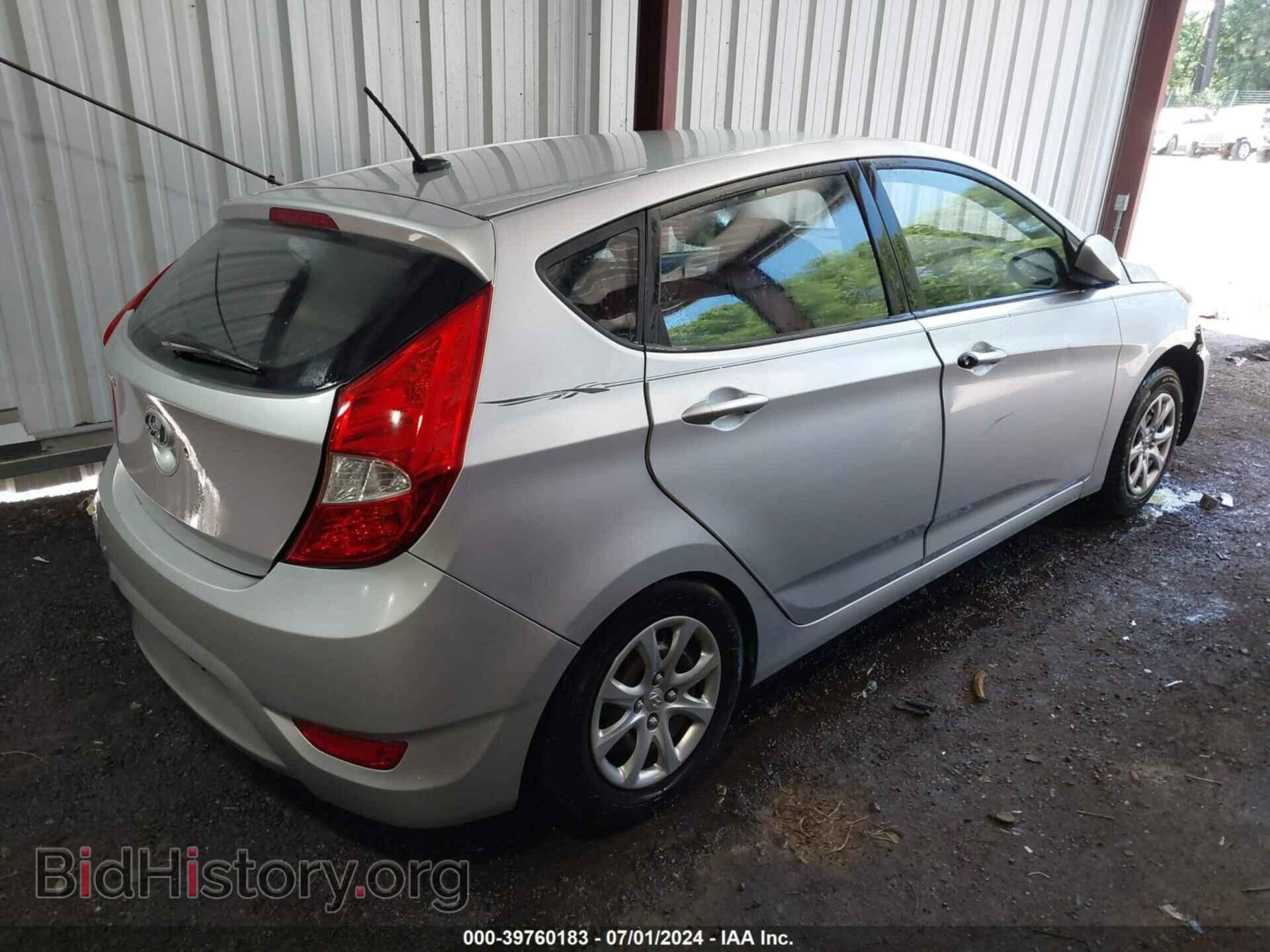 2012 HYUNDAI ACCENT - VIN: KMHCT5AE0CU024268 - Фото 4