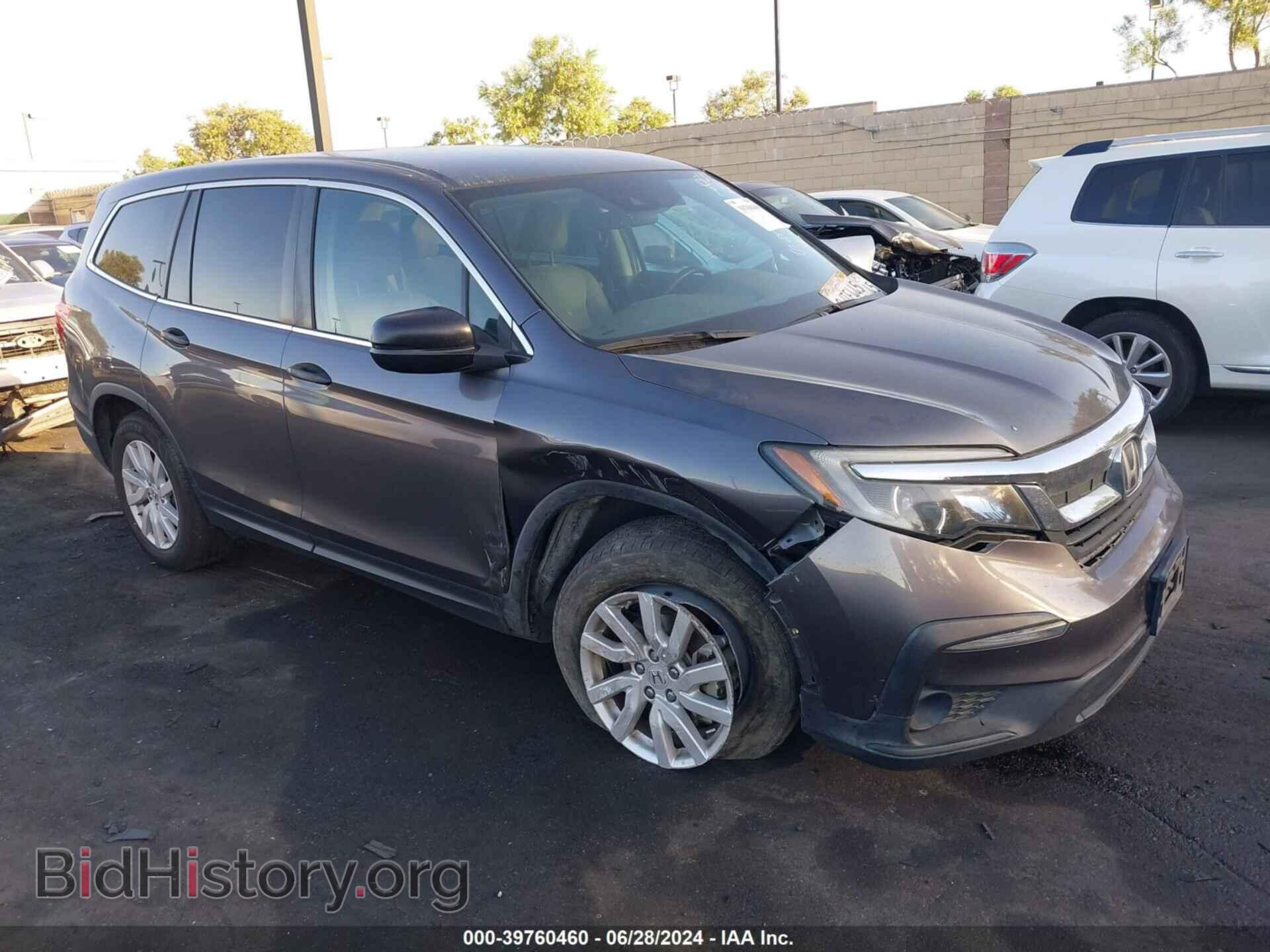 Фотография 5FNYF5H11KB031743 - HONDA PILOT 2019