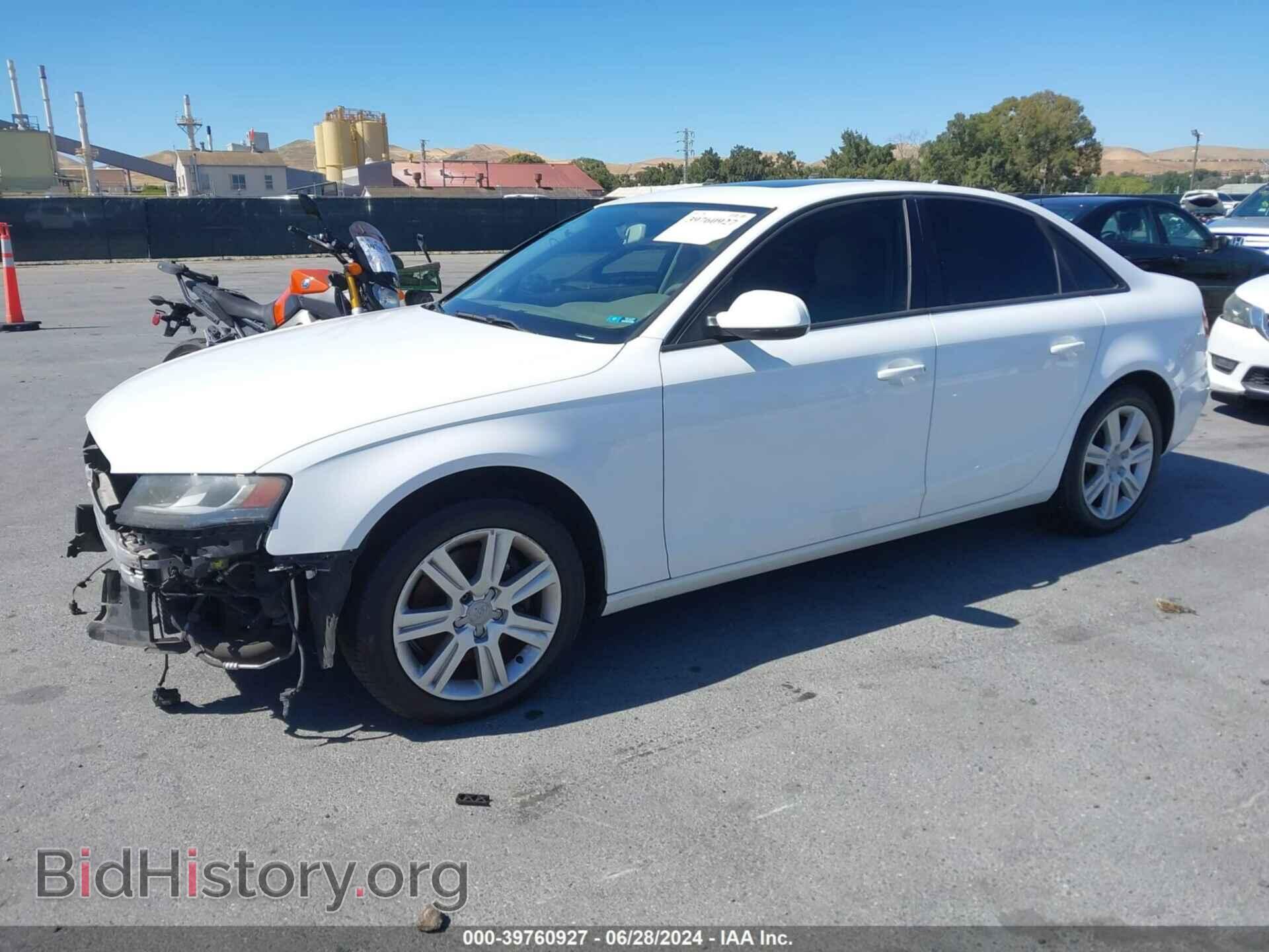 2010 AUDI A4 - VIN: WAUAFAFL0AN037478 - Фото 2