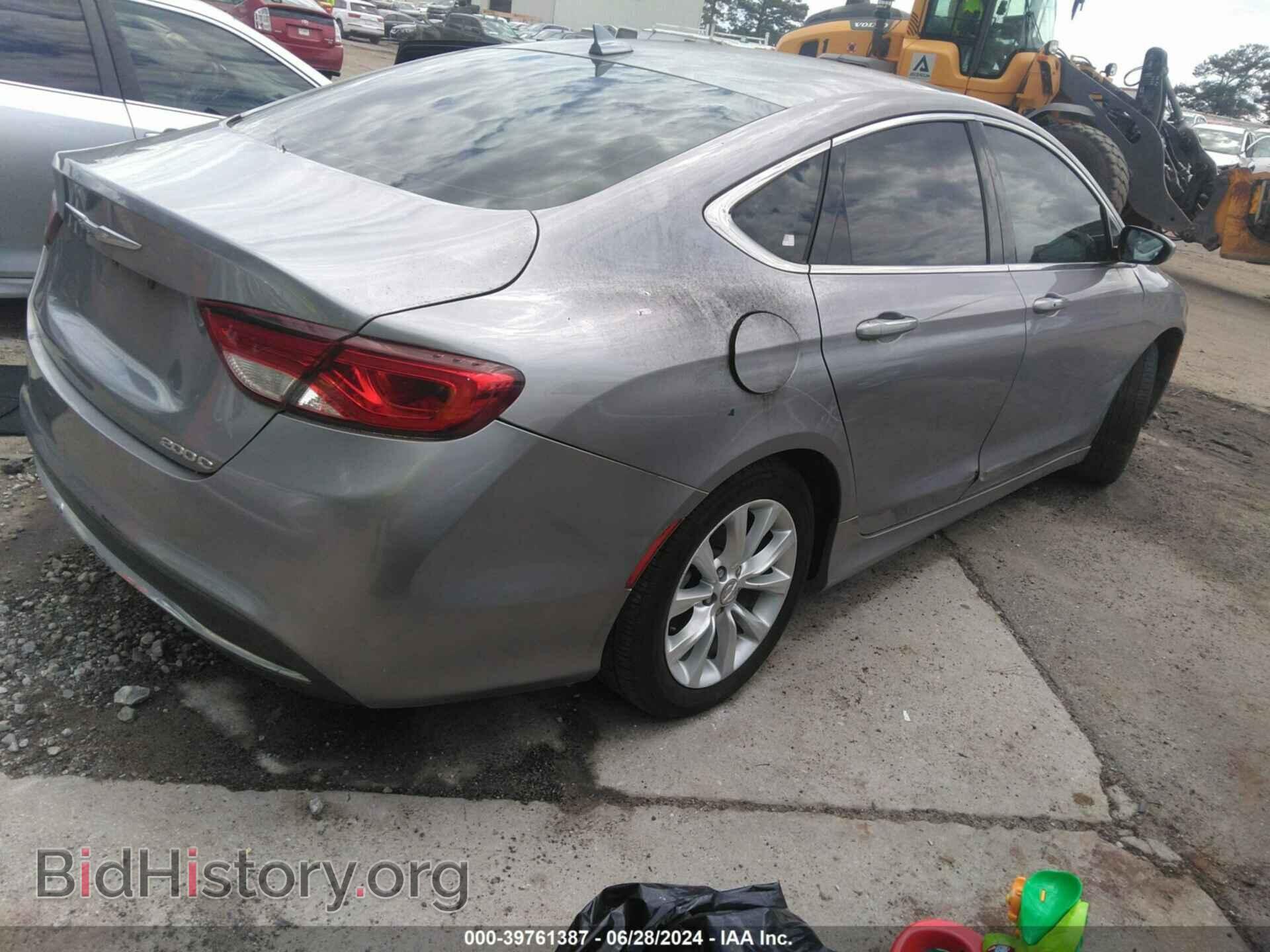 2015 CHRYSLER 200 - VIN: 1C3CCCCB3FN663064 - Фото 4