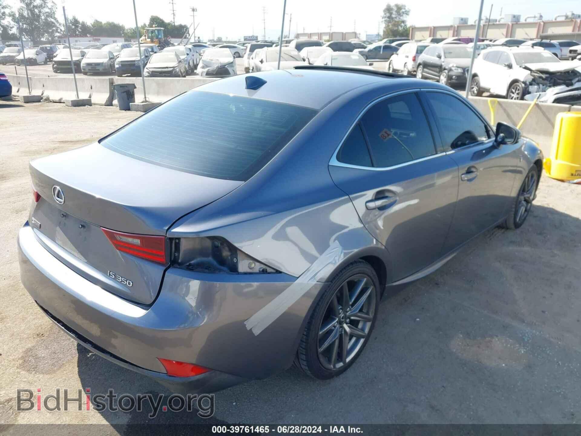 2014 LEXUS IS 350 - VIN: JTHBE1D24E5004587 - Фото 4