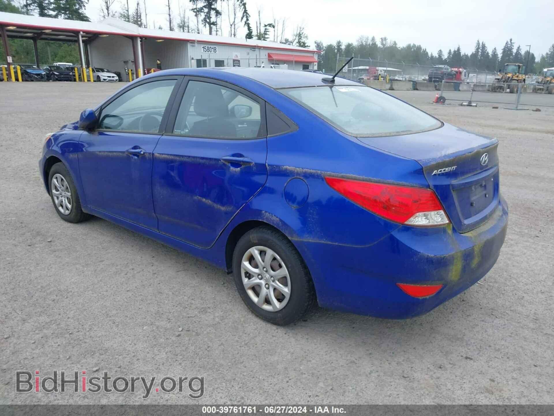 2012 HYUNDAI ACCENT - VIN: KMHCT4AE5CU258710 - Фото 3