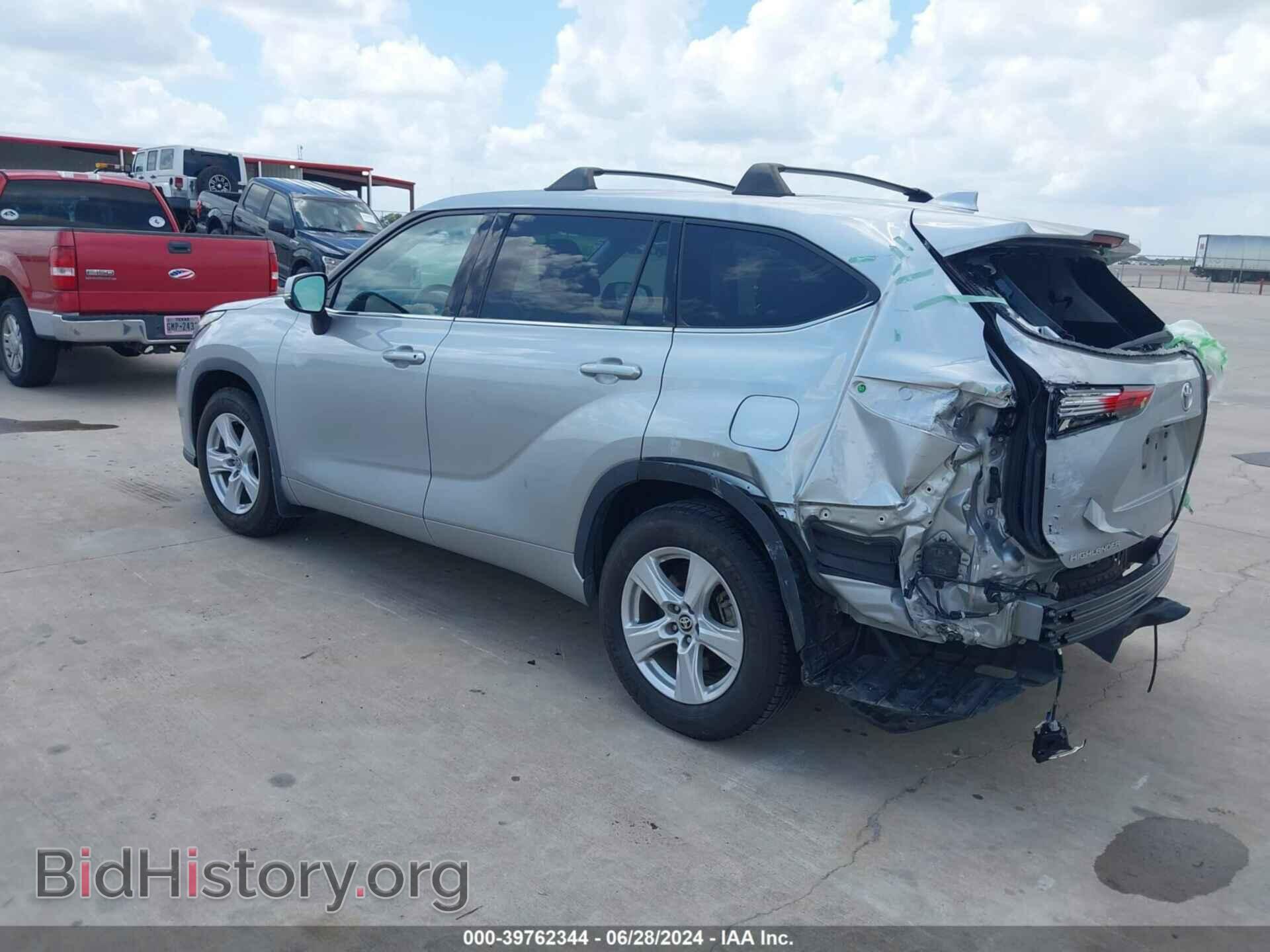 2020 TOYOTA HIGHLANDER - VIN: 5TDZZRAH2LS015784 - Фото 3