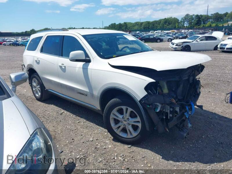 2012 Dodge DURANGO Crew (VIN 1C4RDJDG2CC118675) — photo 1 of 16, IAAI, damage: front end