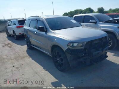 2019 Dodge DURANGO GT Plus AWD, серебристый — VIN 1C4RDJDG6KC848152, IAAI