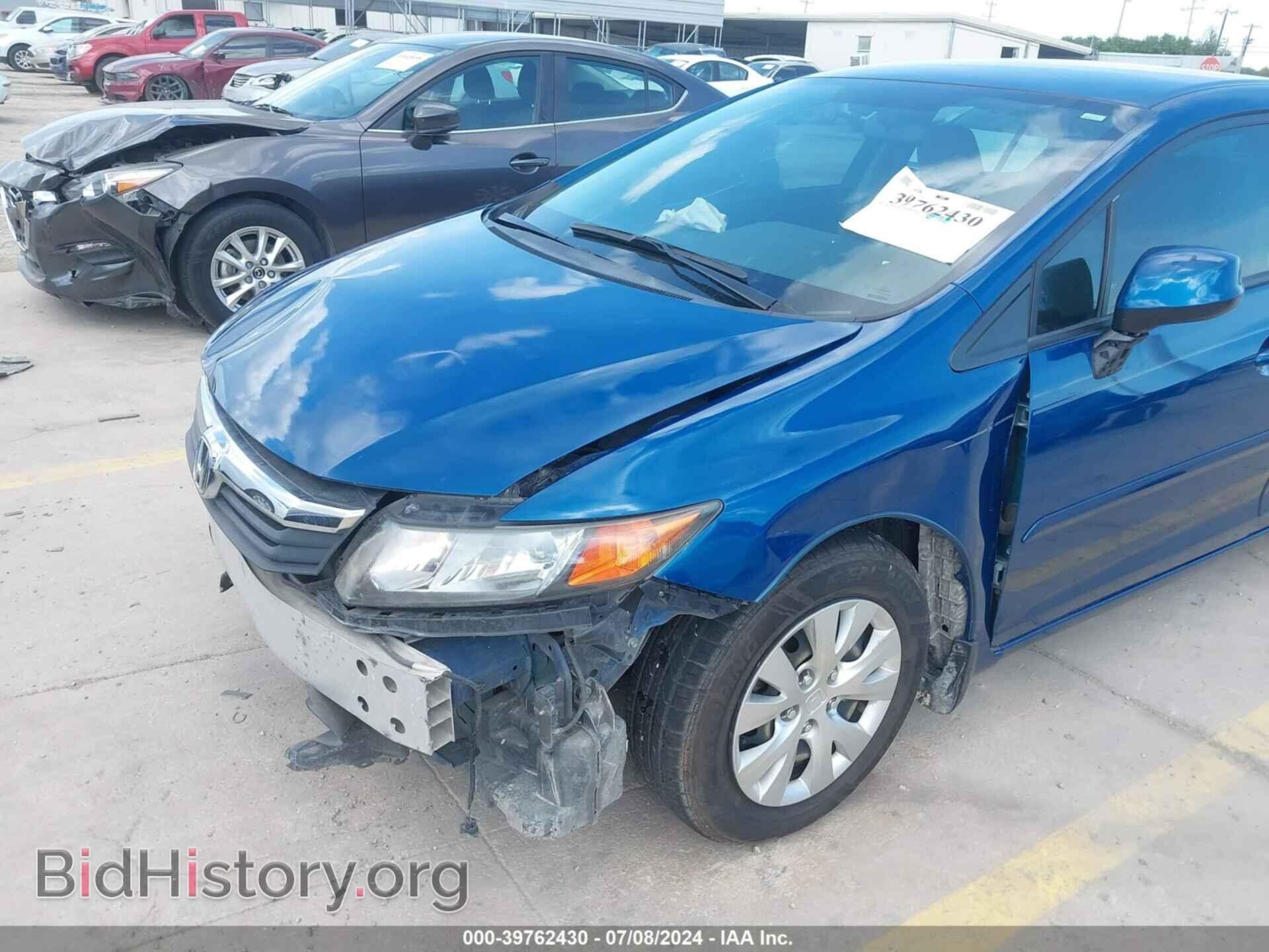 2012 HONDA CIVIC - VIN: 2HGFB2F59CH564394 - Фото 6
