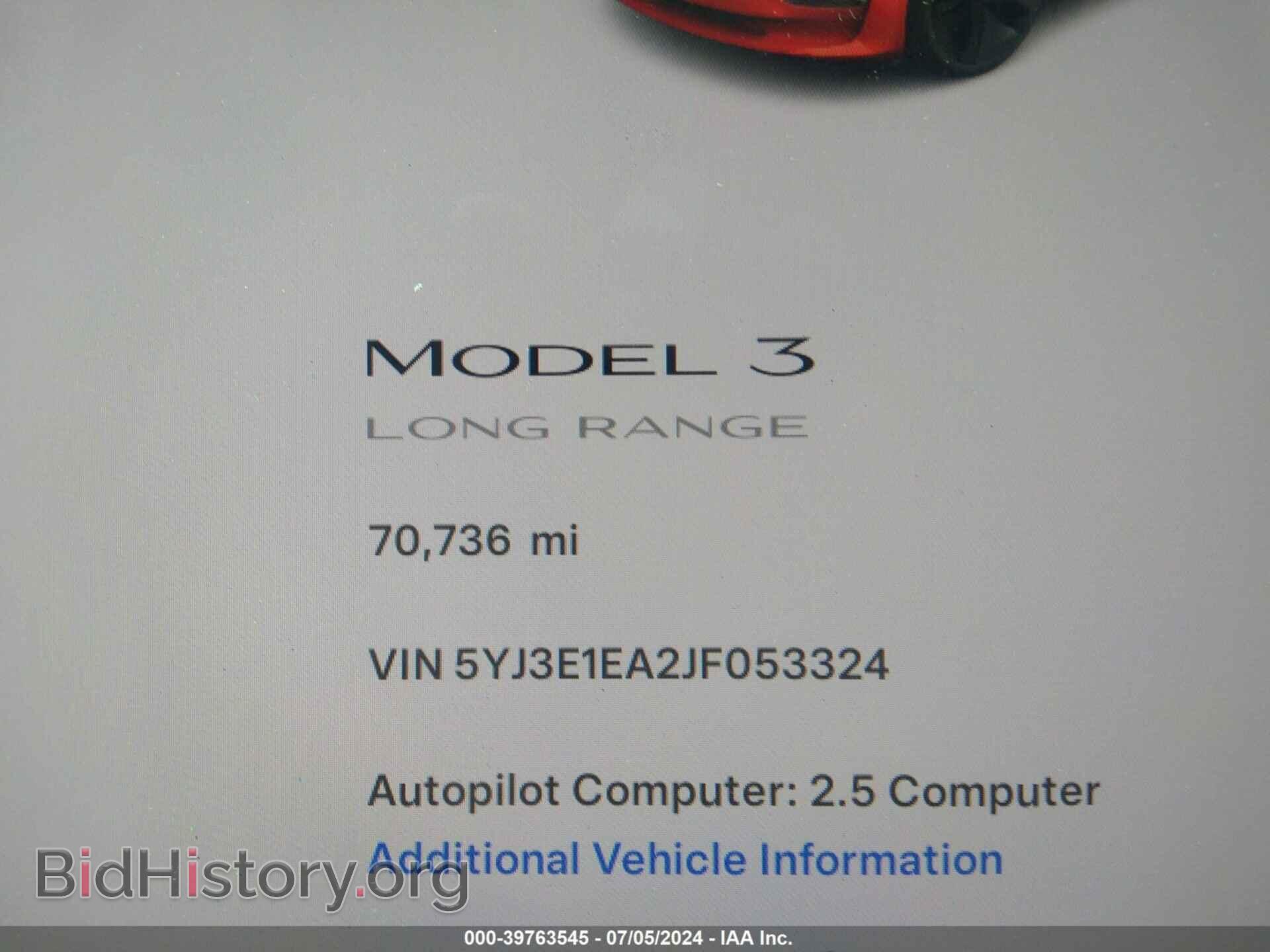 2018 TESLA MODEL 3 - VIN: 5YJ3E1EA2JF053324 - Фото 16