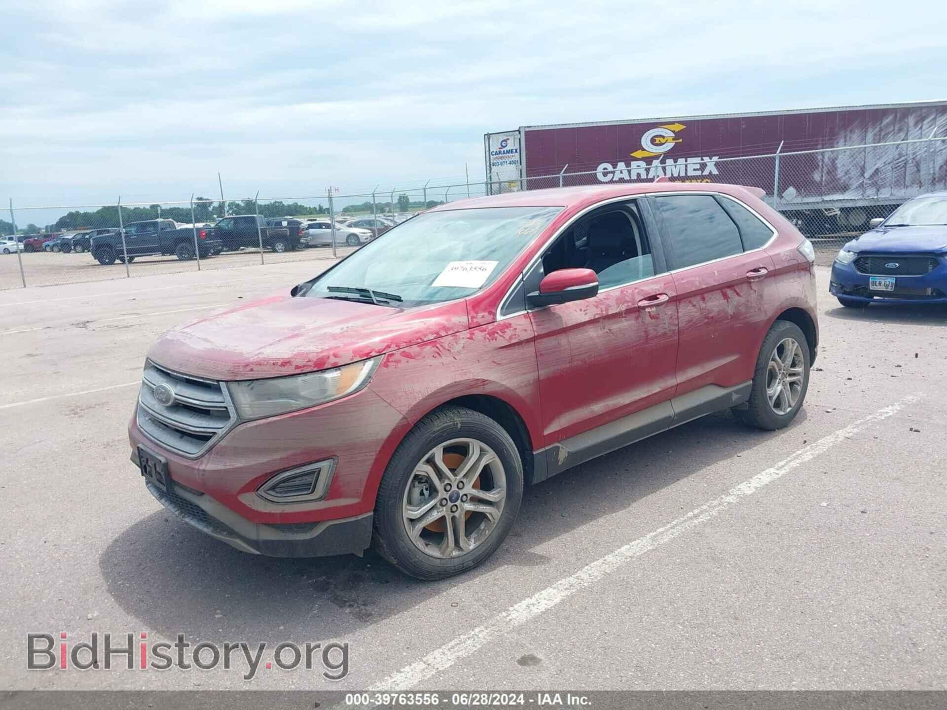 2015 FORD EDGE - VIN: 2FMTK4K96FBB48313 - Фото 2