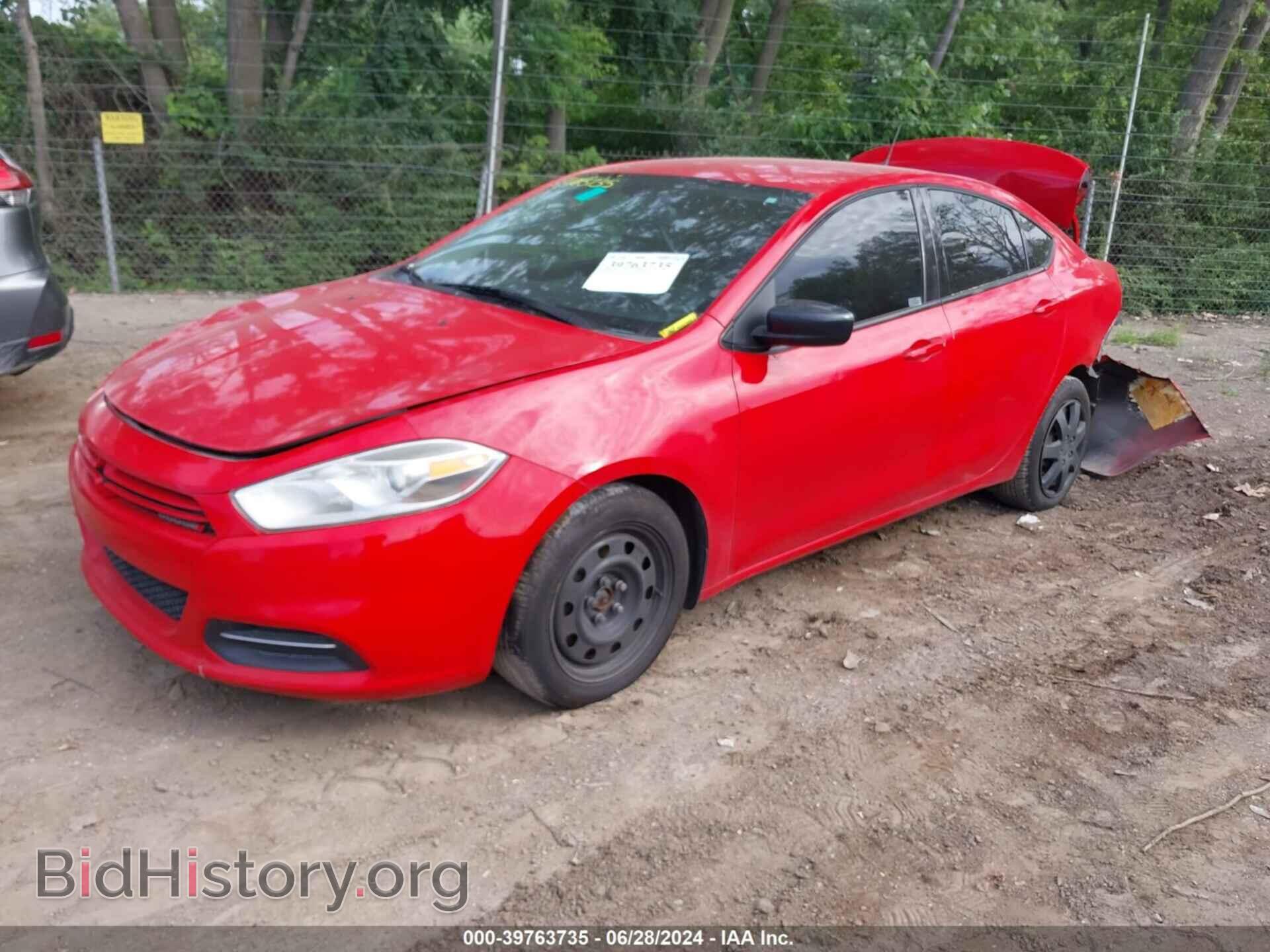 2016 DODGE DART - VIN: 1C3CDFAA5GD625612 - Фото 2