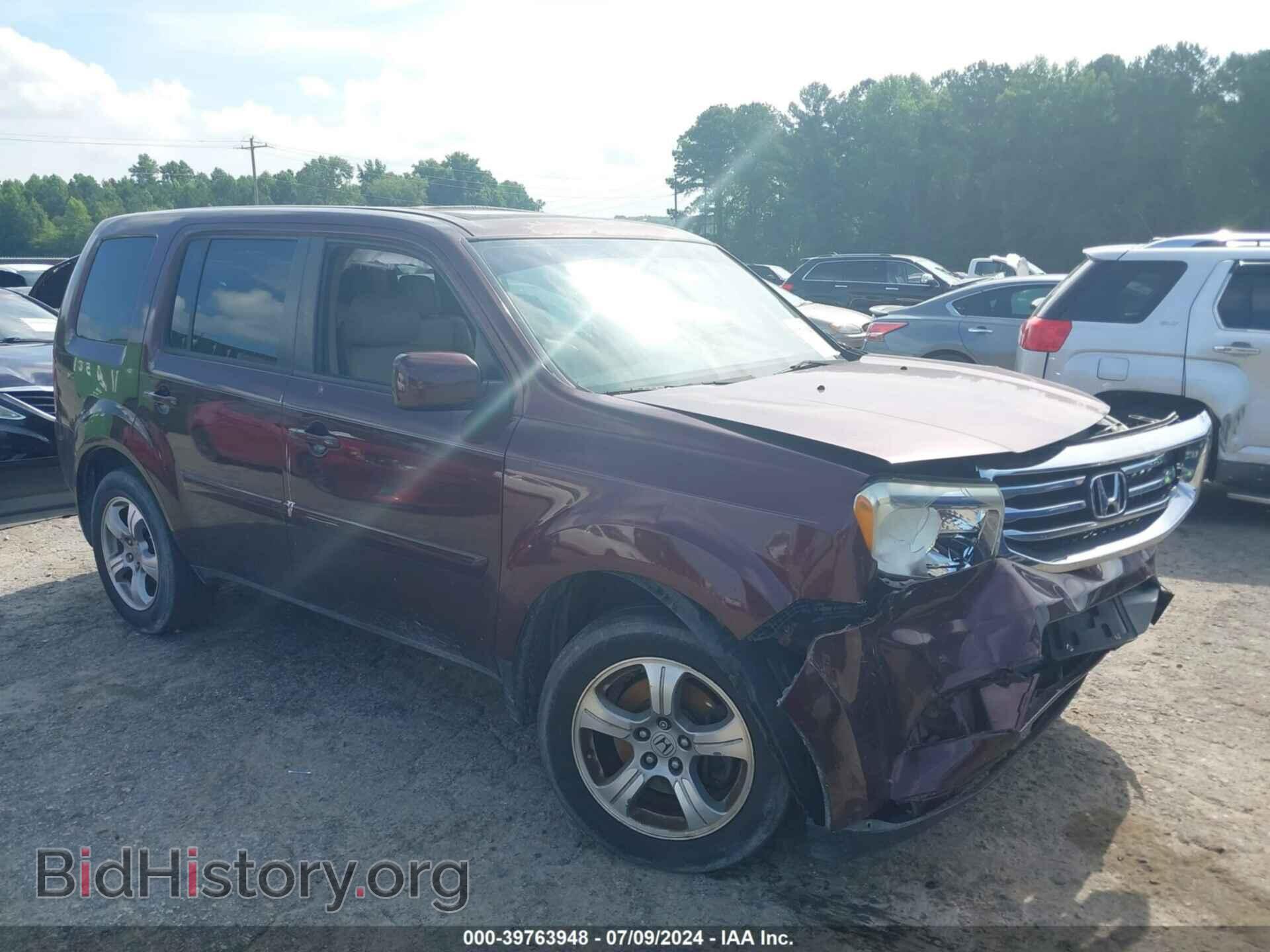 Photo 5FNYF3H56EB007966 - HONDA PILOT 2014