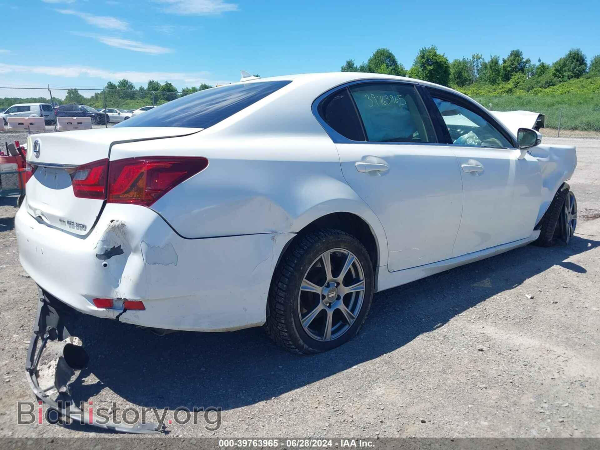 2013 LEXUS GS 350 - VIN: JTHCE1BL8D5013243 - Photo 4