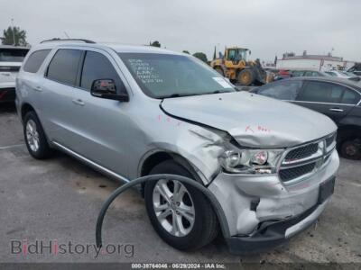 2011 Dodge DURANGO Crew, silver — VIN 1D4RD4GG2BC729448, IAAI