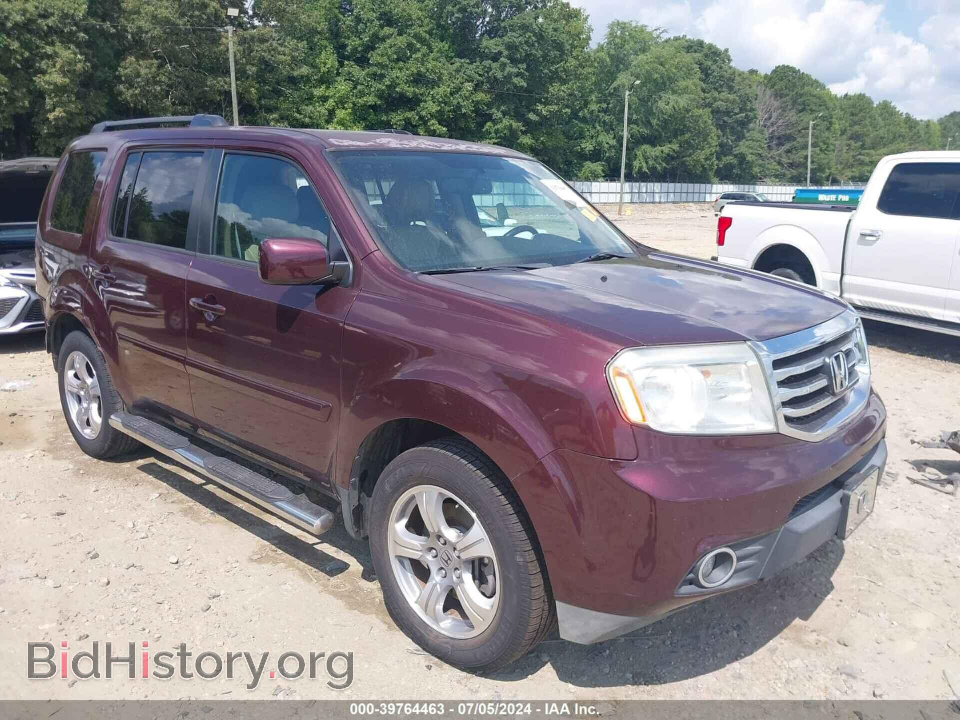 Photo 5FNYF3H55DB011604 - HONDA PILOT 2013