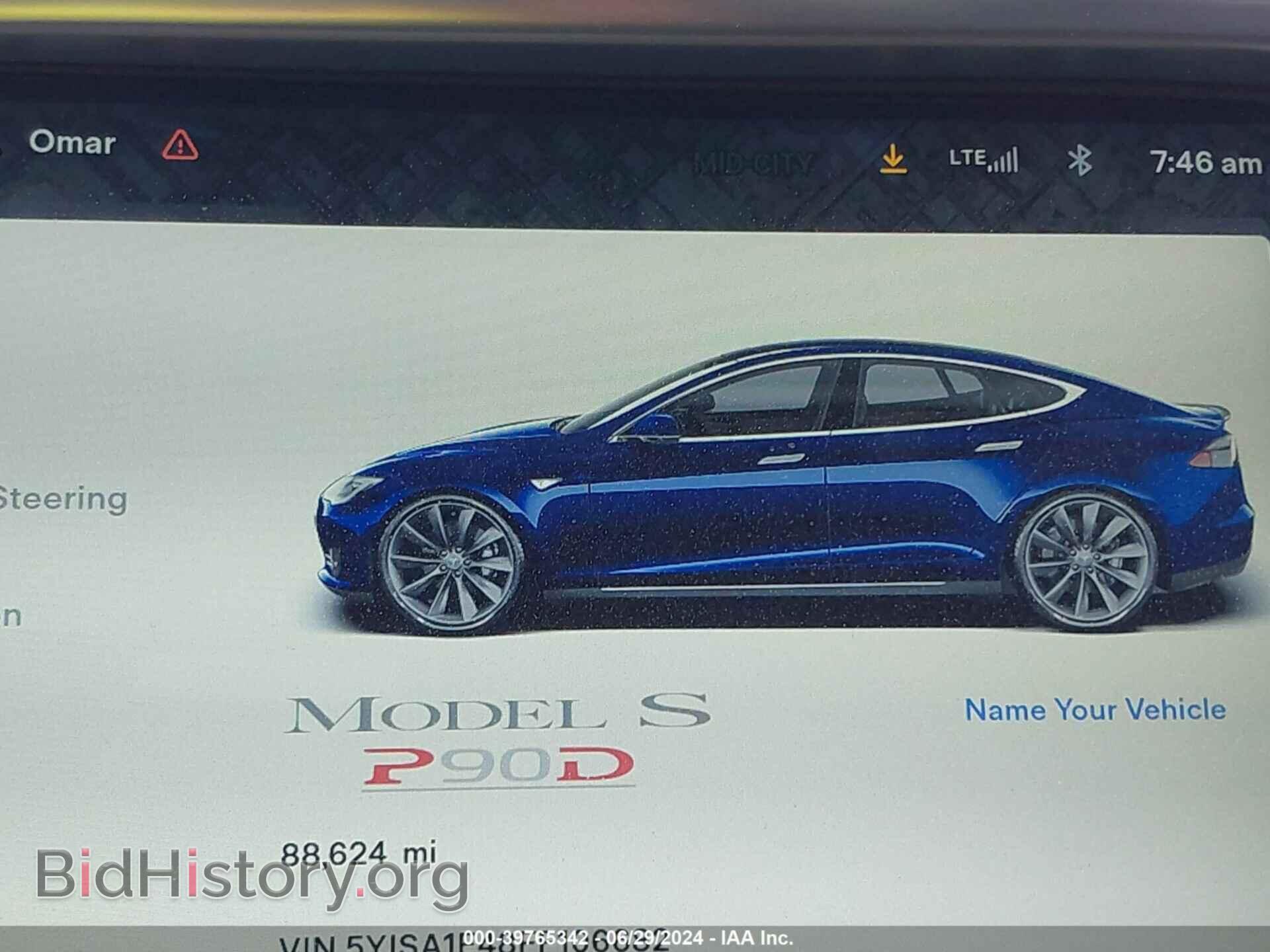 2015 TESLA MODEL S - VIN: 5YJSA1E48FF106682 - Фото 7